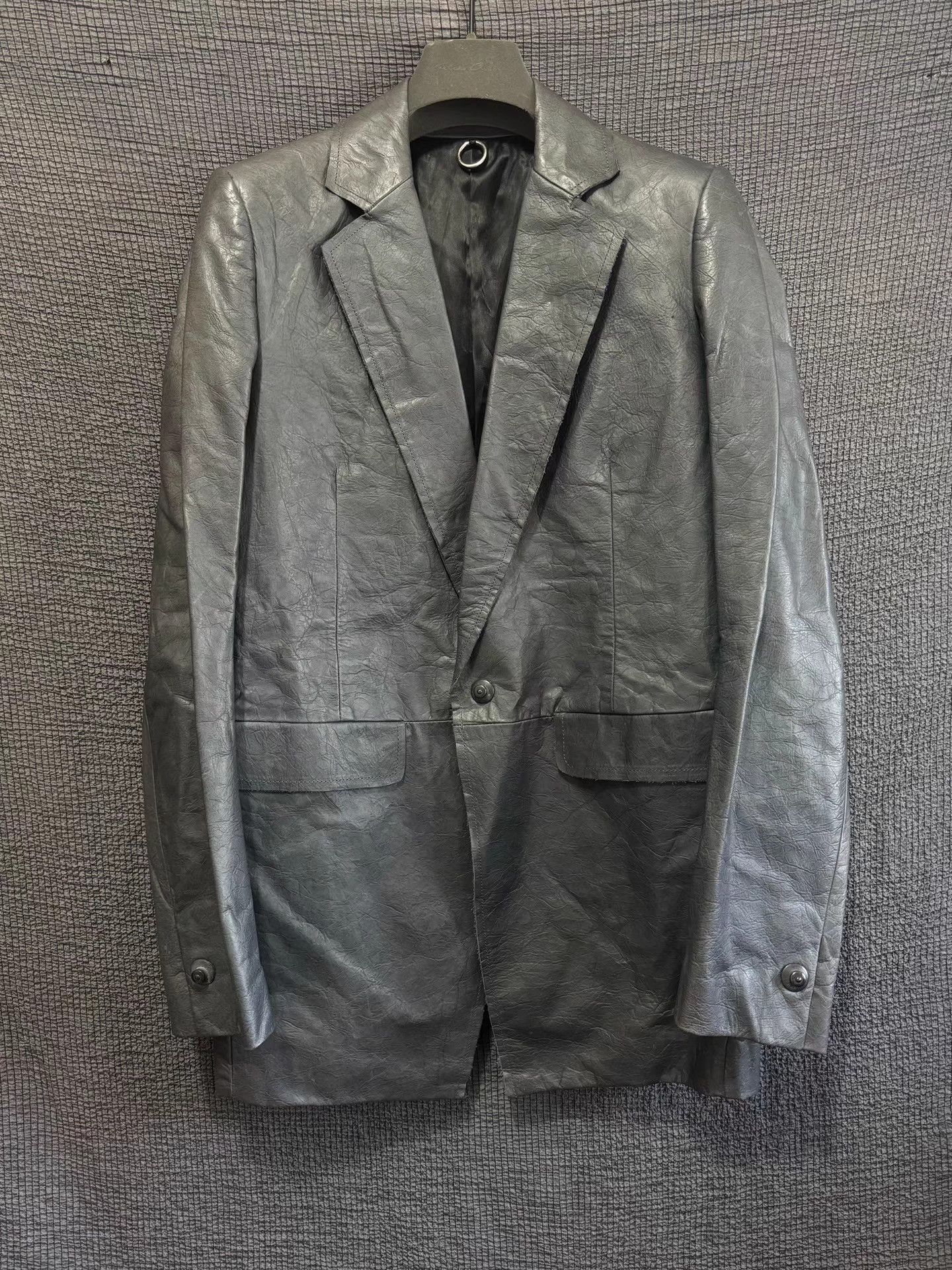 S/STERE SISTERE S/STERE 11SS embossed cowhide suit jacket Size US M / EU 48-50 / 2 - 1 Thumbnail