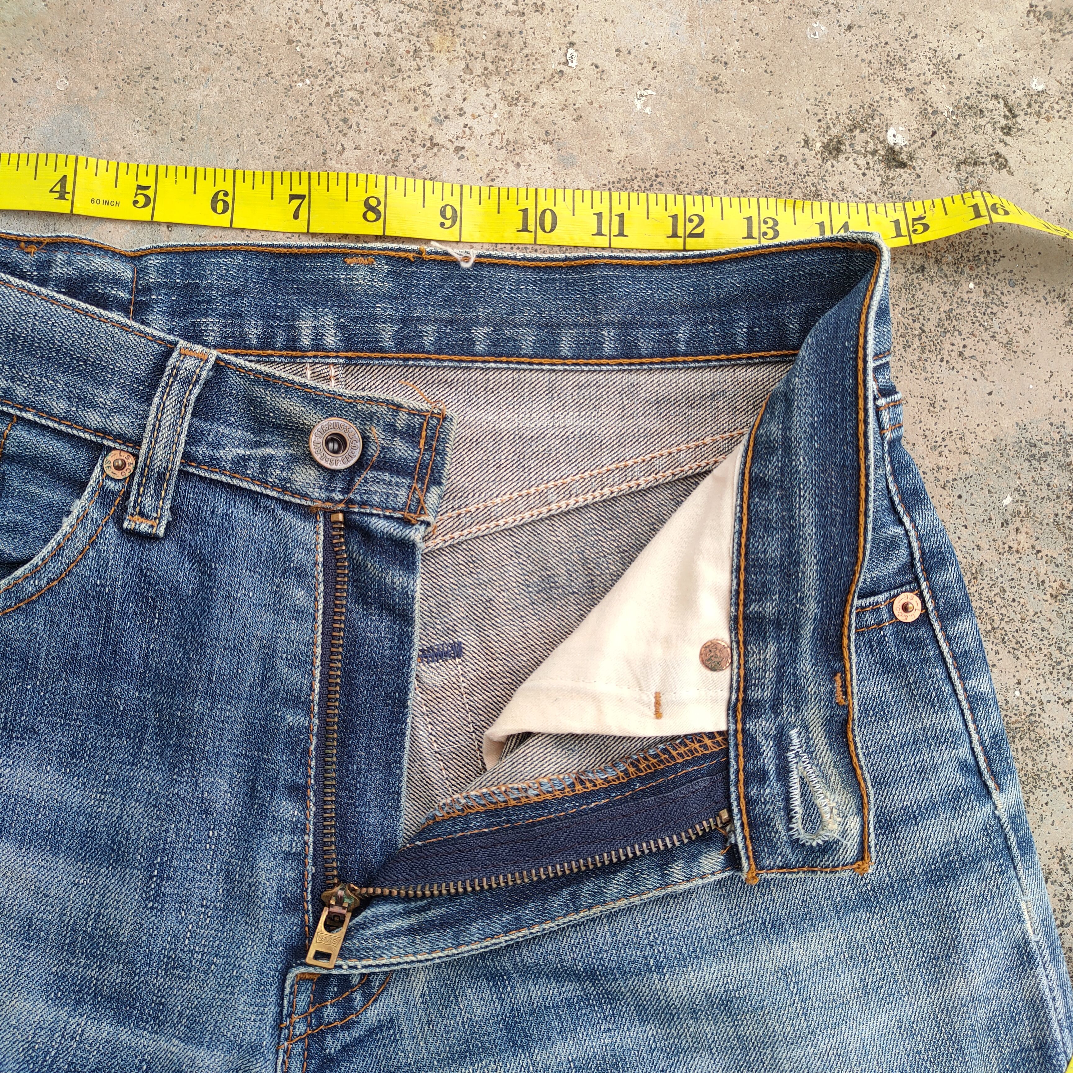 Jean × Levi's × Vintage VINTAGE LEVI'S 502 FADED RIPPED JEANS DENIM PANTS Size US 29 - 6 Thumbnail