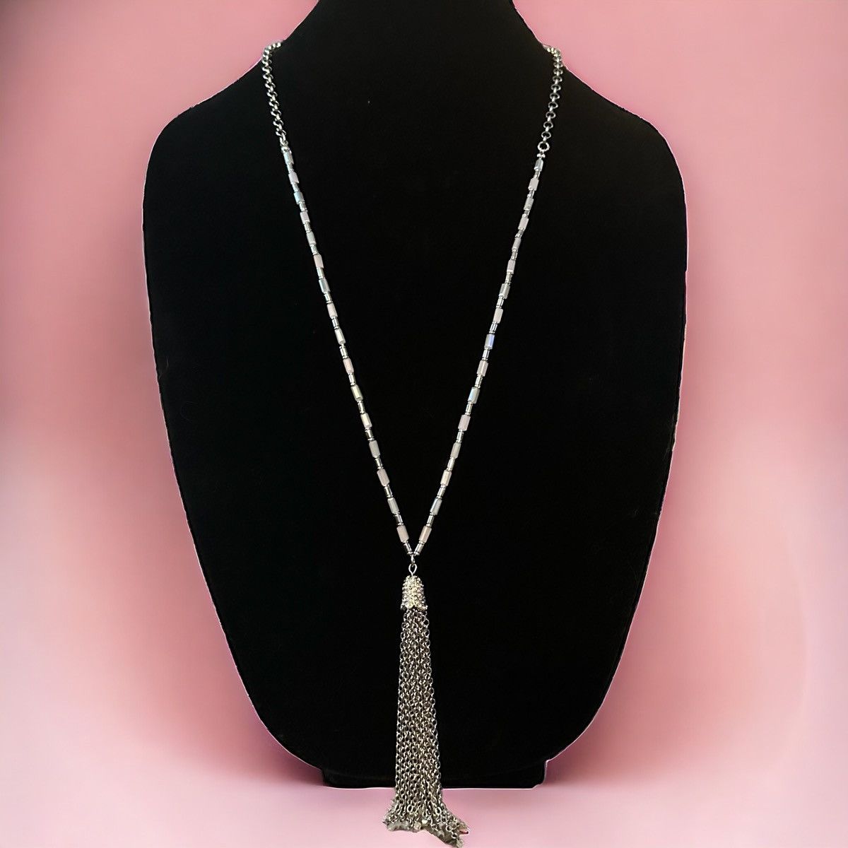 Loft Loft long chain tassel necklace Size ONE SIZE - 1 Thumbnail