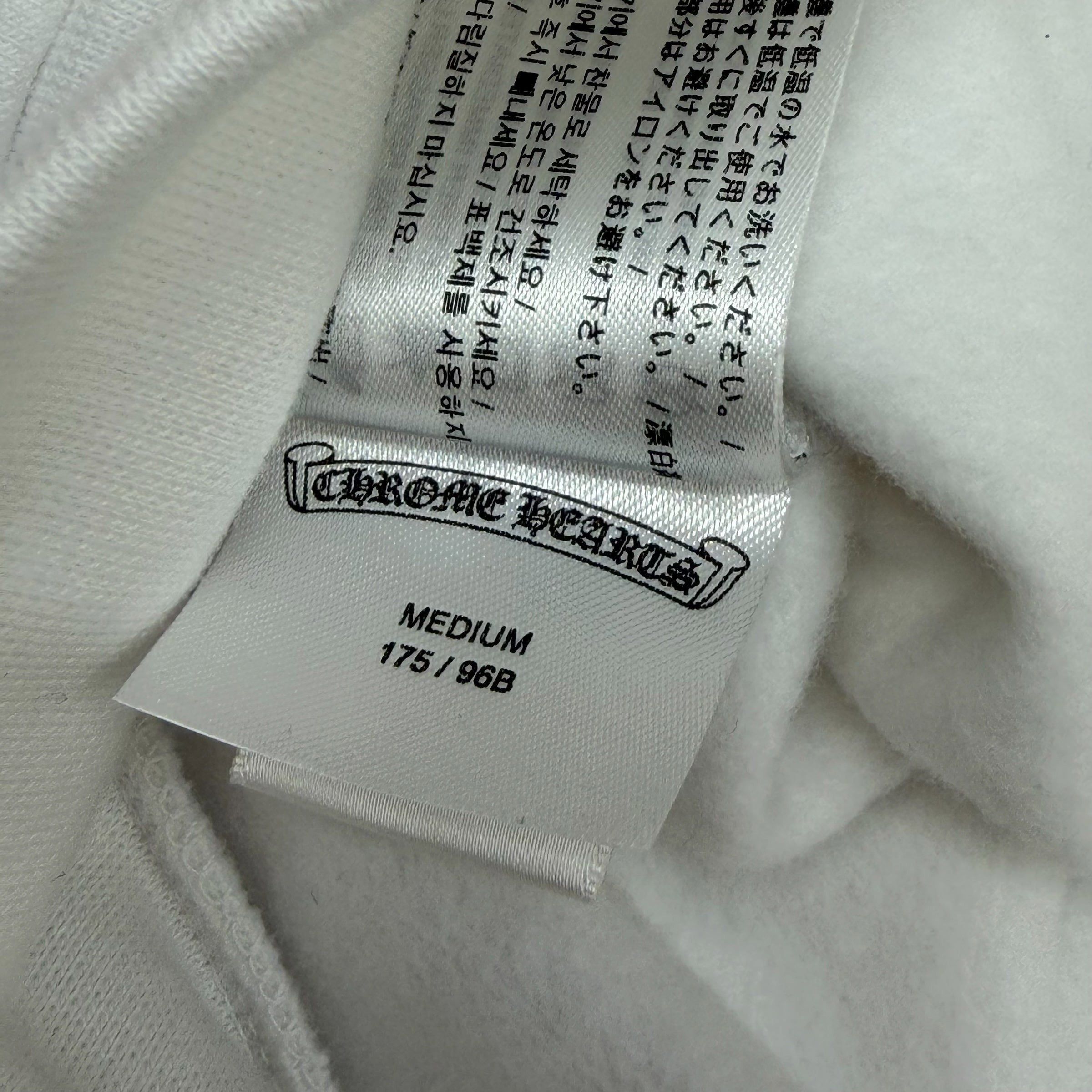 Chrome Hearts Chrome Hearts Rolling Stones Blue Lips White Hoodie M Size US M / EU 48-50 / 2 - 5 Thumbnail