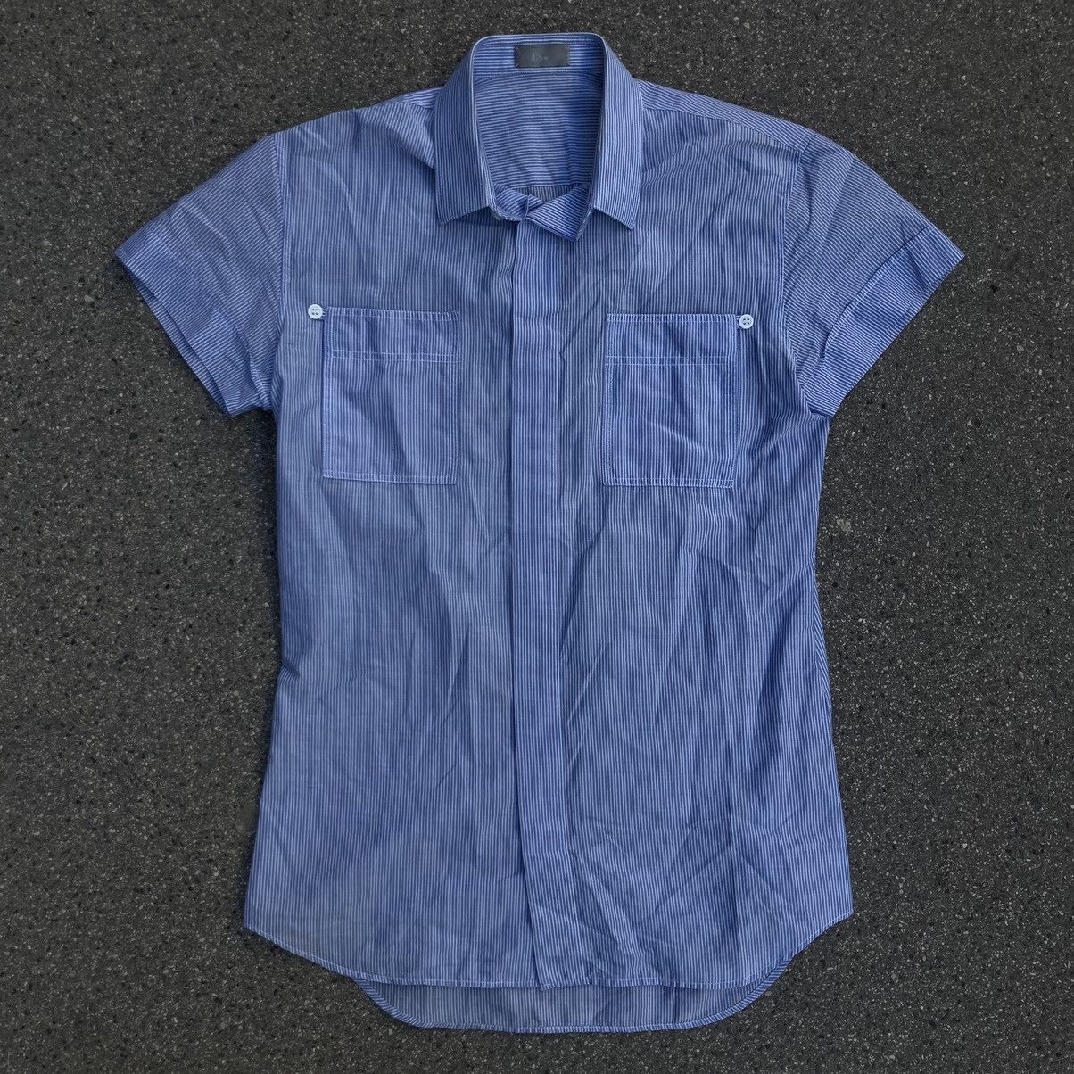 Dior × Hedi Slimane Dior Homme Shortsleeve Shirt Size US S / EU 44-46 / 1 - 1 Thumbnail