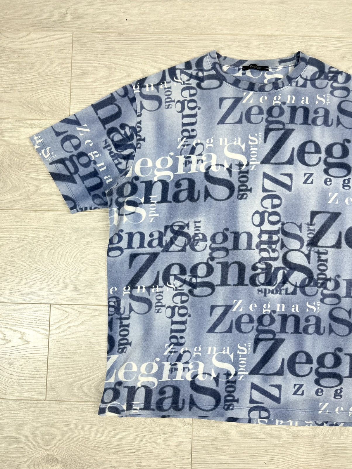 Ermenegildo Zegna Ermenegildo Zegna Sport Vintage Monogram Cotton T Shirt Size US XL / EU 56 / 4 - 3 Thumbnail
