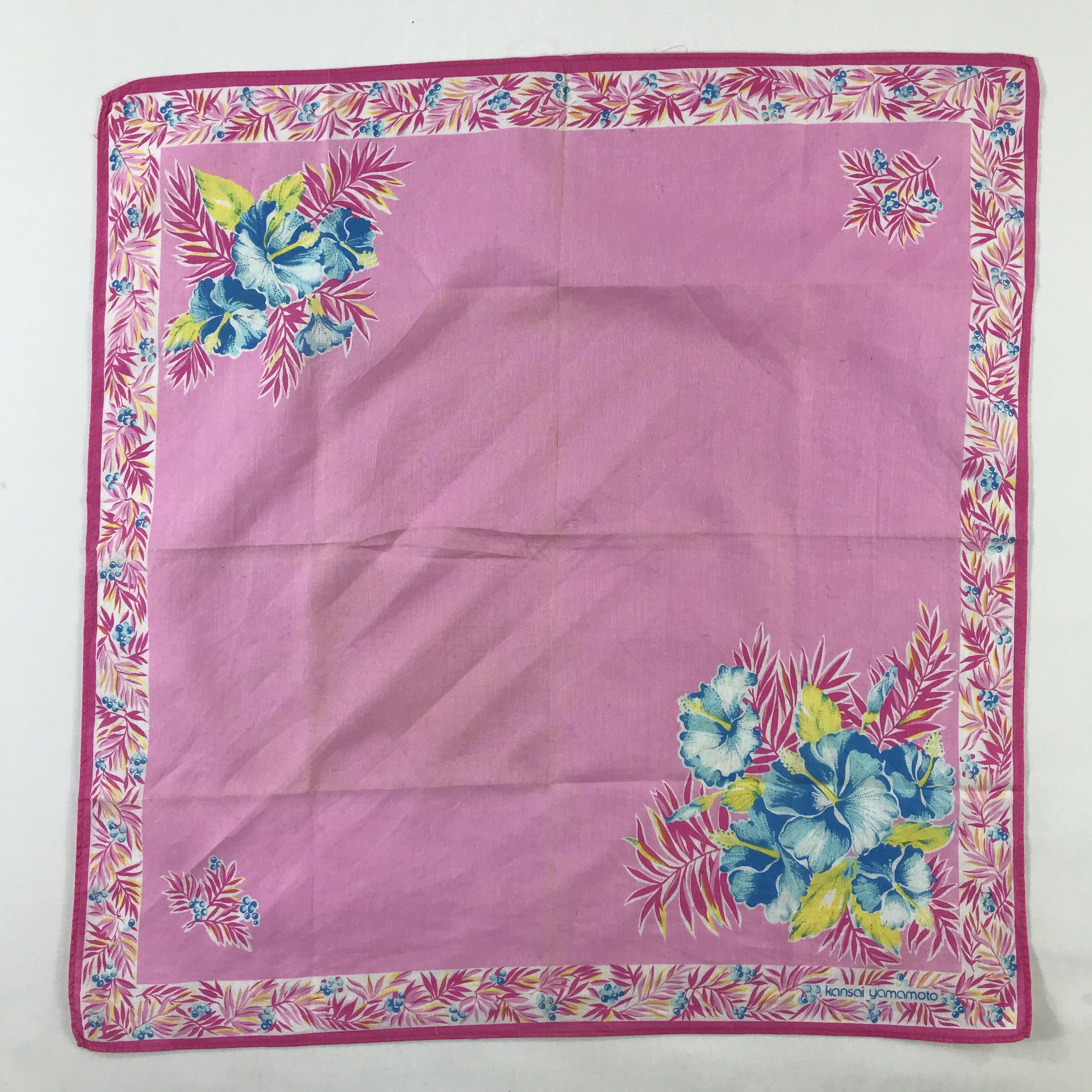 Kansai Yamamoto × Vintage Kansai Yamamoto Bandana / Handkerchief / Neckerchief - S1175 Size ONE SIZE - 1 Thumbnail