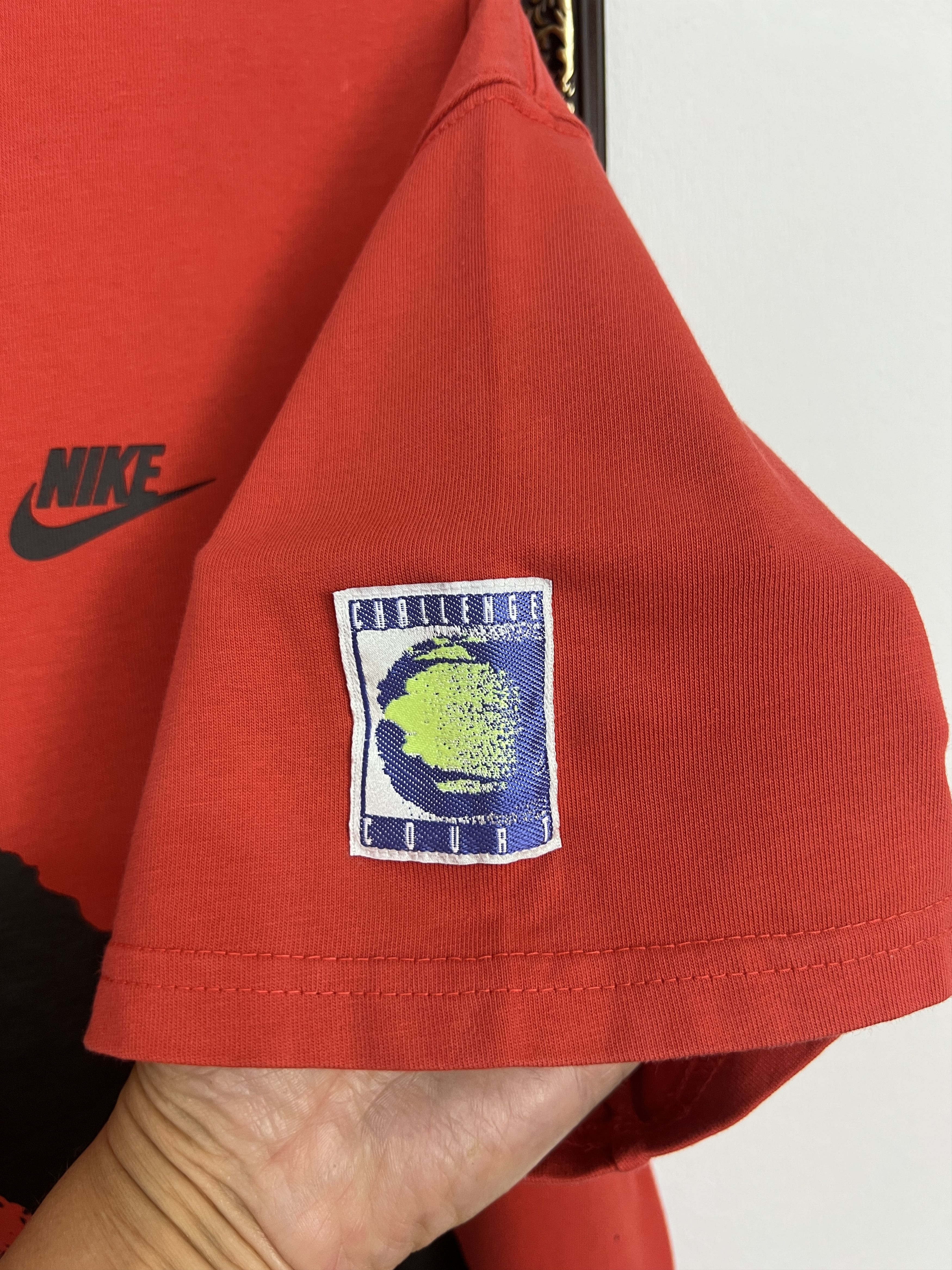Nike Nike Court Andre Agassi Red Tennis Shirt Mens Jersey Size US L / EU 52-54 / 3 - 4 Thumbnail