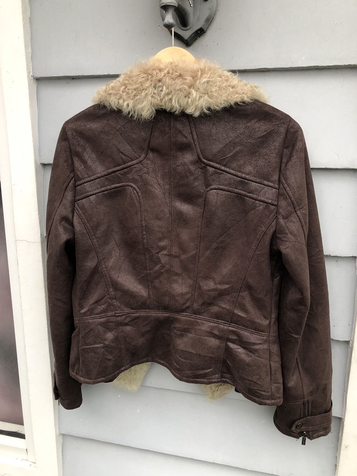 Japanese Brand VISIT in NEWYORK Suede Faux Leather Fur Style Jacket UNISEX Size US S / EU 44-46 / 1 - 16 Thumbnail