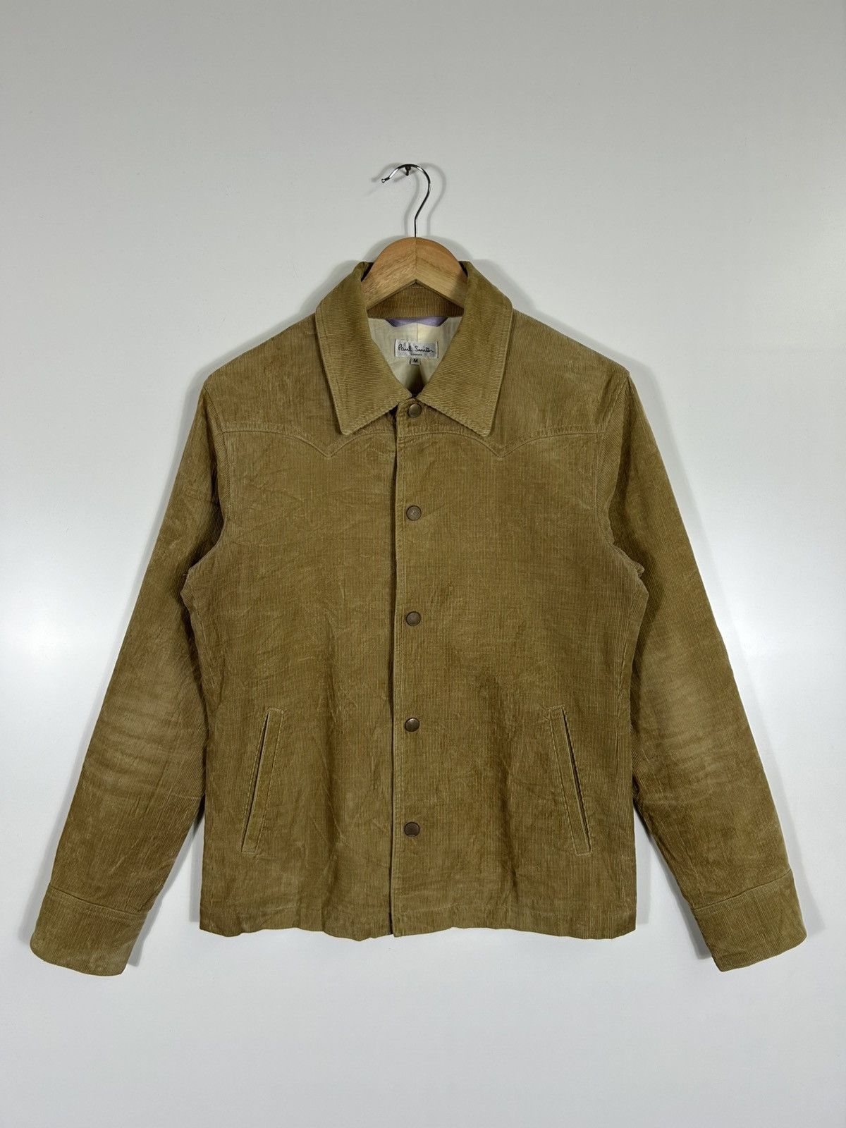 🔥Vintage Paul Smith Corduroy Snap Button Denim Jacket