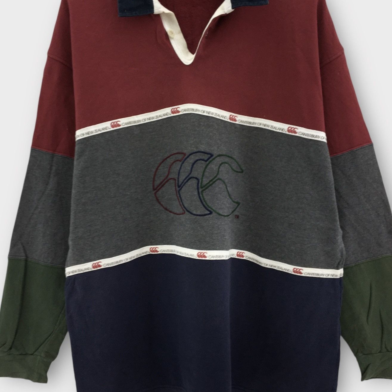 Canterbury of New Zealand × Vintage Vintage Canterbury Of New Zealand Rugby Embroidered Logo Size US L / EU 52-54 / 3 - 5 Thumbnail