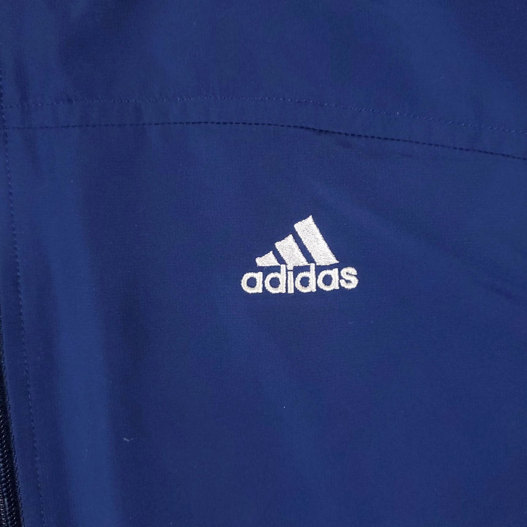 Adidas Adidas Jacket Mens M Blue Full Zip Windbreaker Winter All Seasons Sports Regular 100% Polyester Size US M / EU 48-50 / 2 - 2 Thumbnail