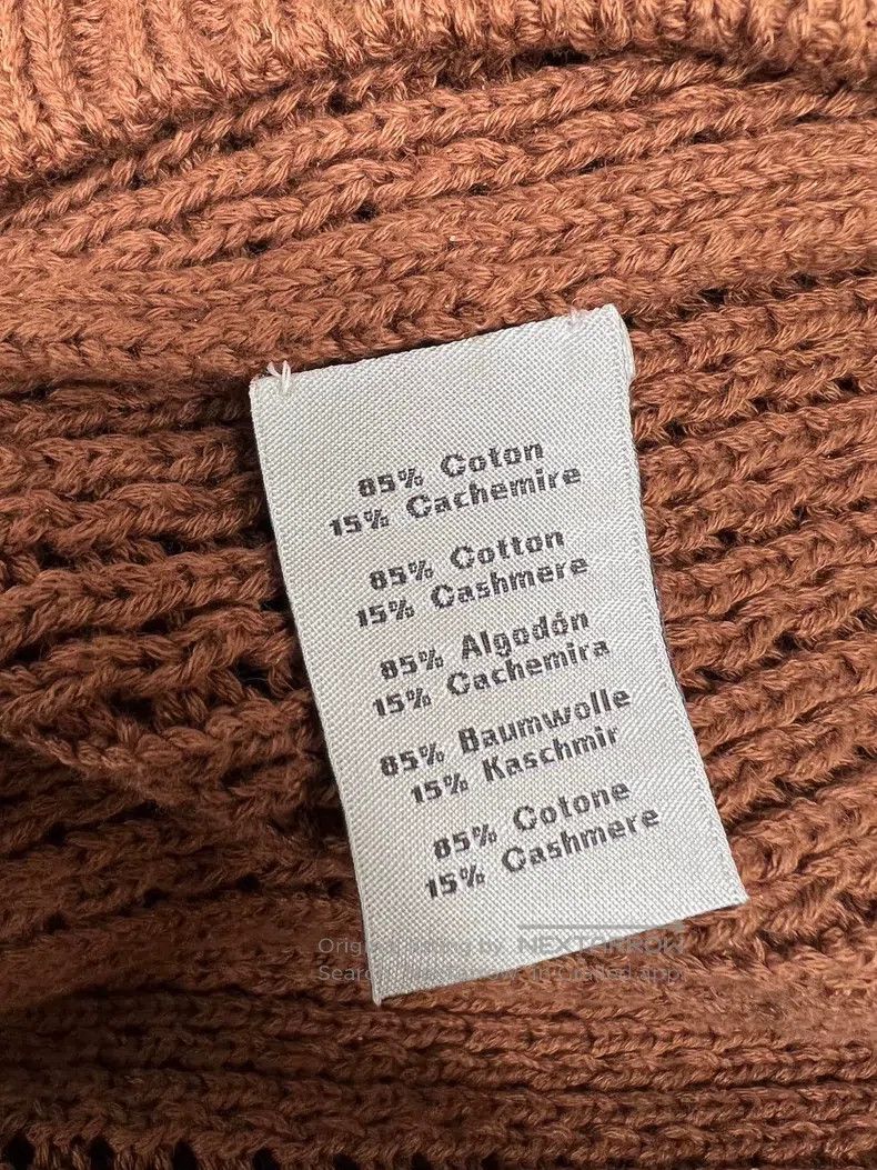 Hermes Hermes Coarse-Knit Sweater, Cashmere + Sea Island Cotton Size US S / EU 44-46 / 1 - 7 Thumbnail