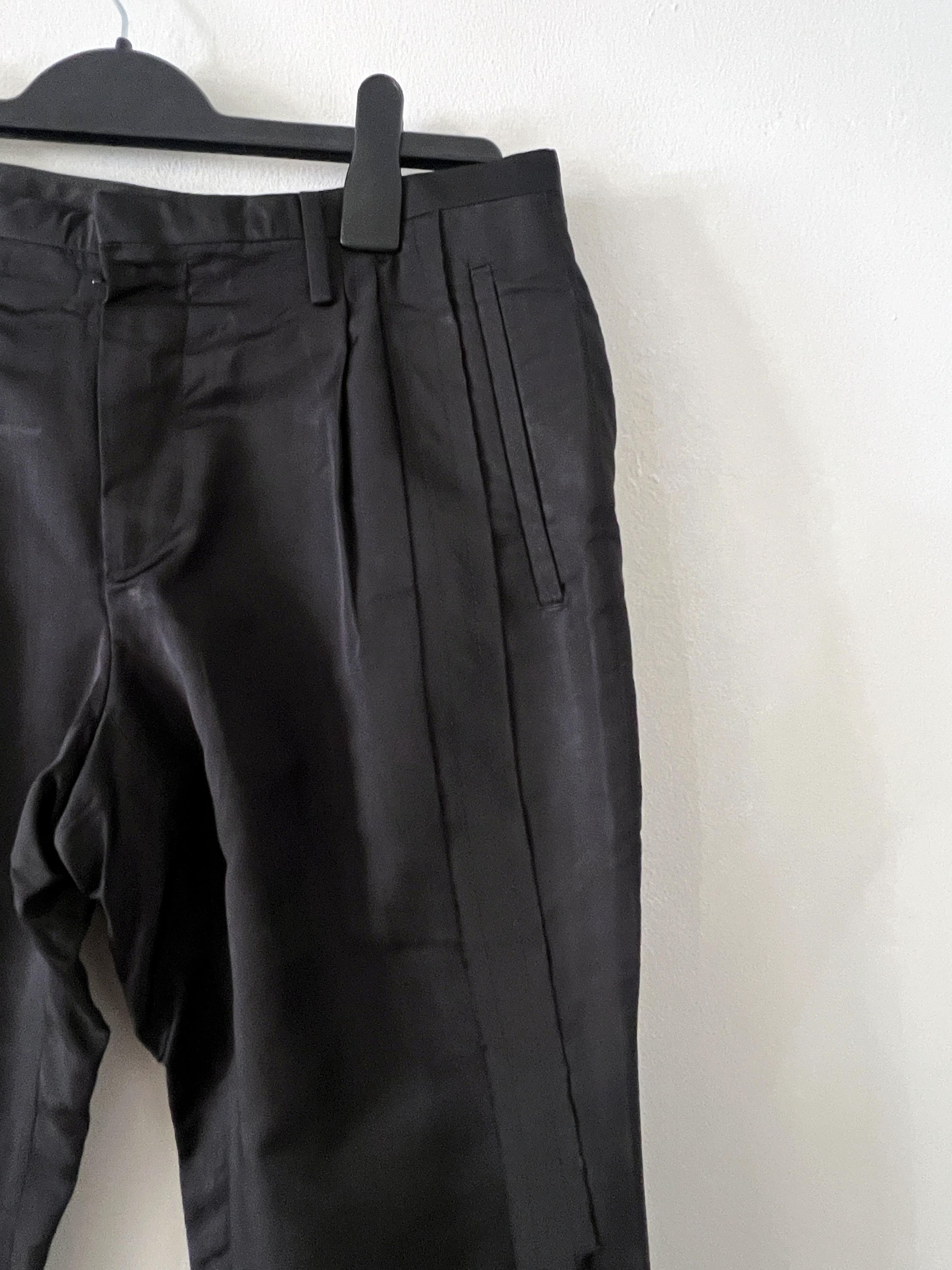 Lanvin Lanvin Silk Runway Spring 2010 Black Trousers, Alber Elbaz Size US 30 / EU 46 - 4 Thumbnail