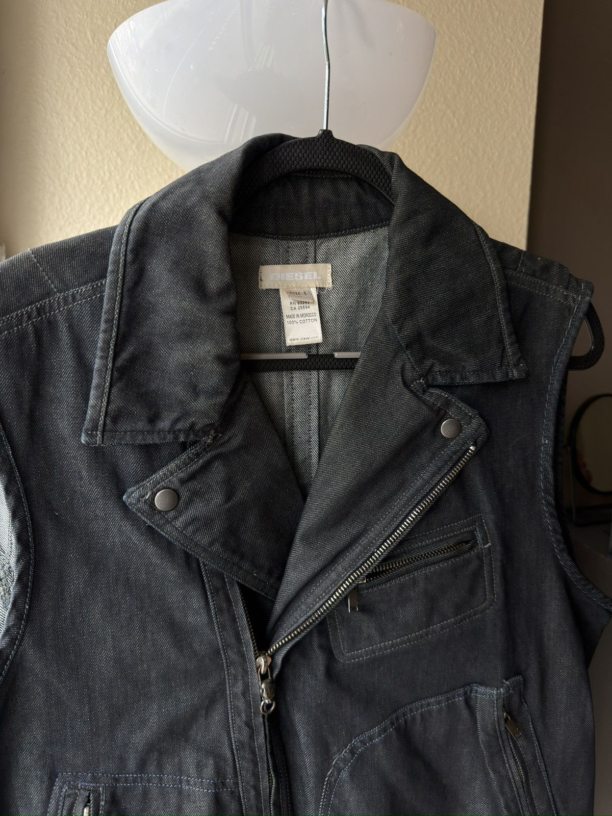 Diesel Diesel denim vest Size US L / EU 52-54 / 3 - 2 Thumbnail