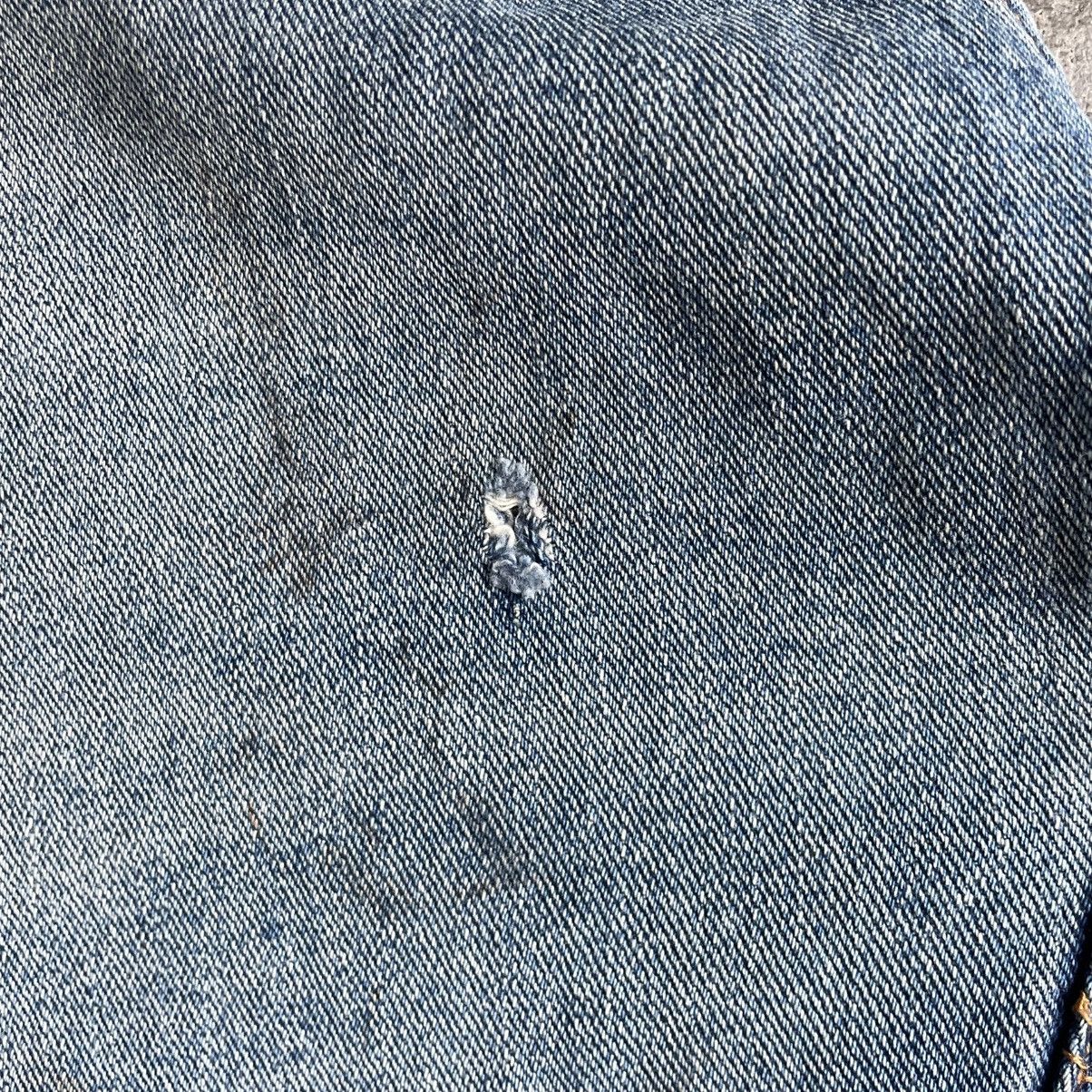 Levi's Vintage Clothing 🔥Vintage Levis 505 Stoned Washed Ripped Denim Jeans Size US 30 / EU 46 - 11 Thumbnail
