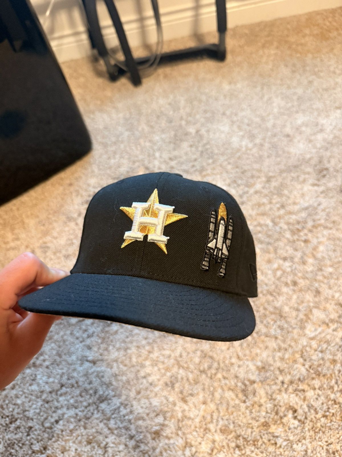 New Era Houston Astros Fitted Hat Size ONE SIZE - 2 Thumbnail