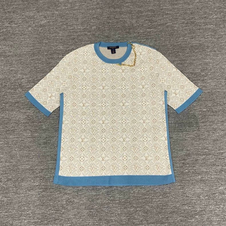 Louis Vuitton LV 1854 Monogram Silk Short Sleeve - dmc Size US M / EU 48-50 / 2 - 1 Thumbnail