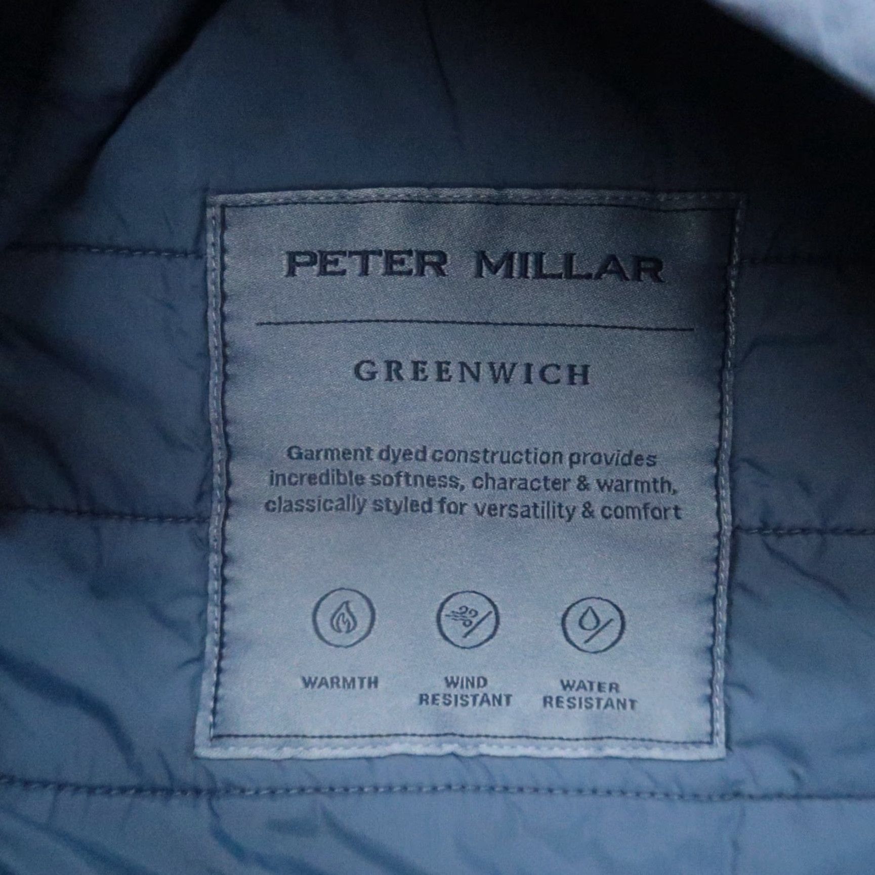 Peter Millar Peter Millar Vest Men Medium Blue Greenwich Warmth Full Zip Pockets Quilted NWT Size US M / EU 48-50 / 2 - 5 Thumbnail