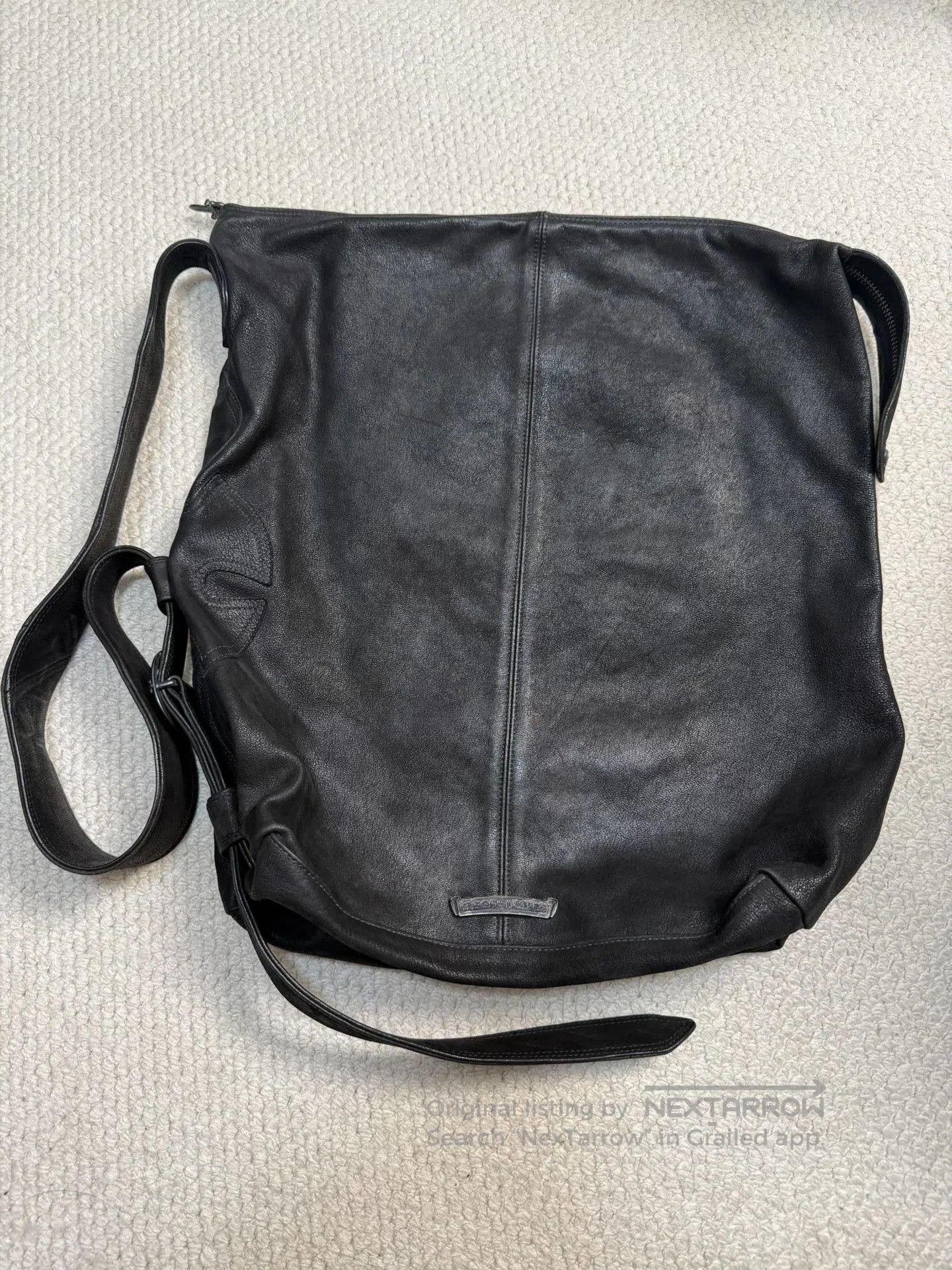 Chrome Hearts Chrome Hearts Flame Distressed Goatskin Hobo. Size ONE SIZE - 3 Thumbnail