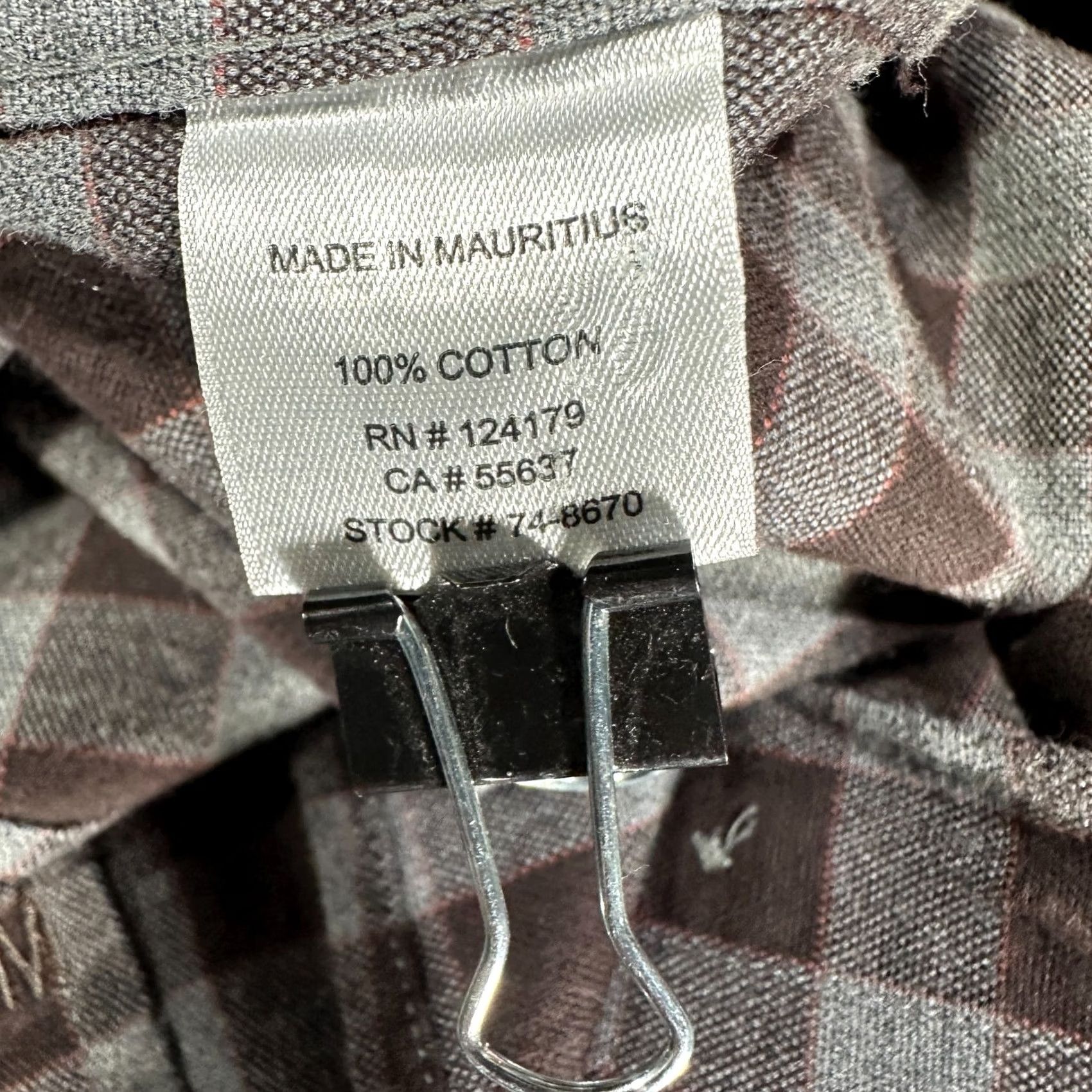 Johnston & Murphy Johnston & Murphy Shirt Mens XL Button-Down Plaid Gray Cotton Flannel Pocket Size US XL / EU 56 / 4 - 7 Thumbnail