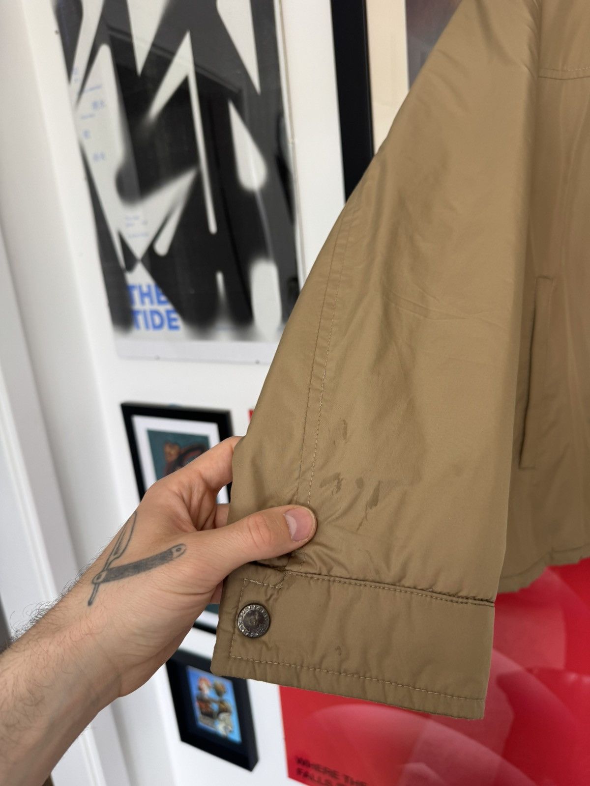 Burberry Vintage Burberry Beige Casual Jacket 90s Streetwear Designer Size US L / EU 52-54 / 3 - 11 Thumbnail
