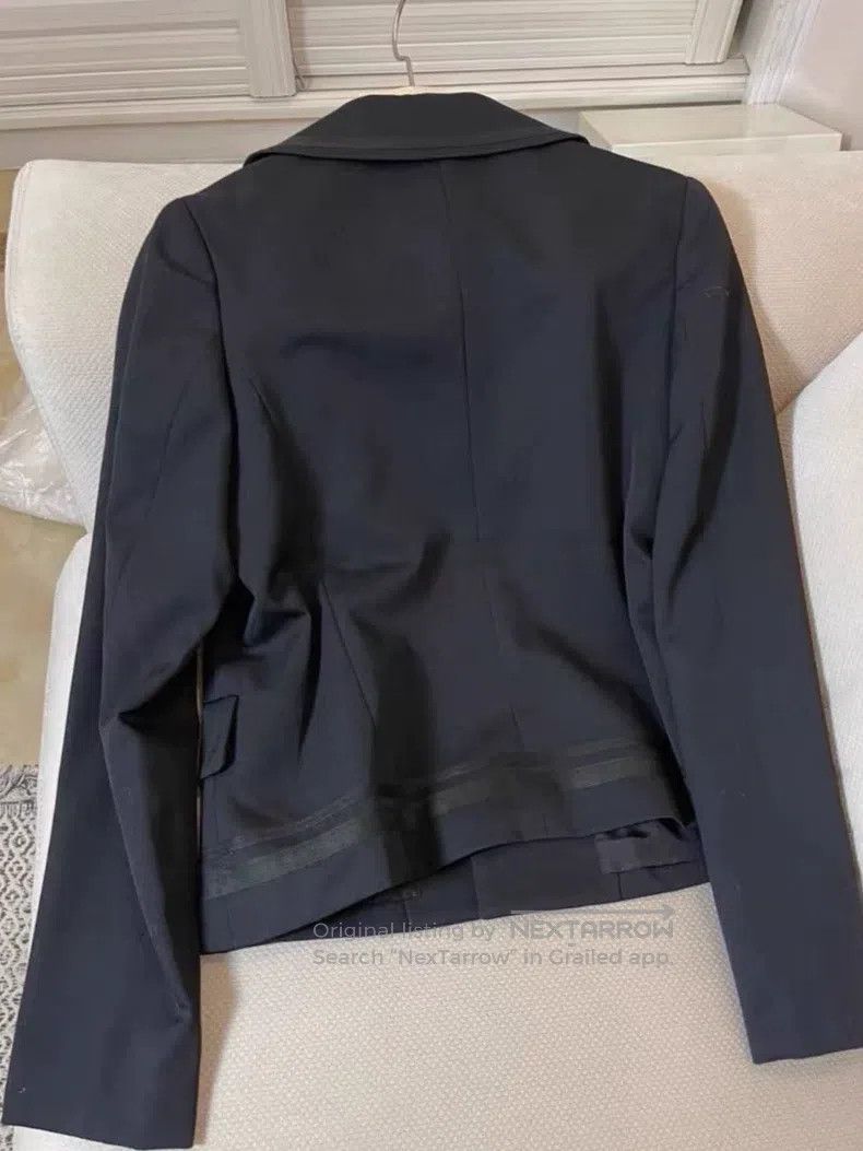 Comme des Garcons Comme Des Garcons Navy collar top coat Size XS / US 0-2 / IT 36-38 - 2 Thumbnail