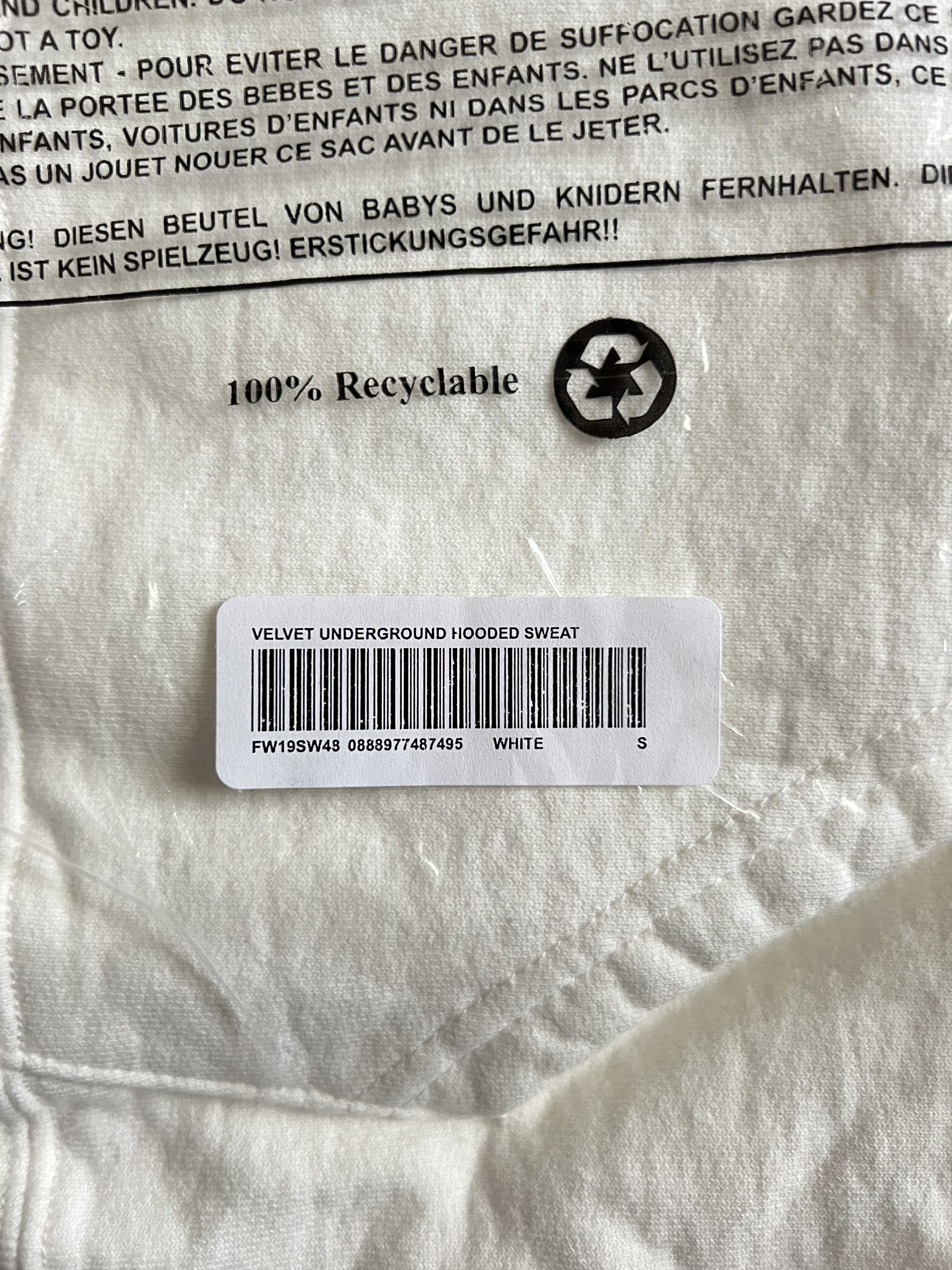 Supreme Size S - Supreme x The Velvet Underground Hoodie White Size US S / EU 44-46 / 1 - 6 Thumbnail