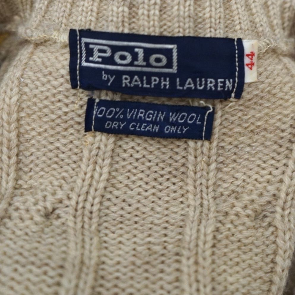 Polo Ralph Lauren × Vintage Vintage 90s Polo Ralph Lauren Wool Knit Sweater Vest Medium Size US M / EU 48-50 / 2 - 5 Thumbnail