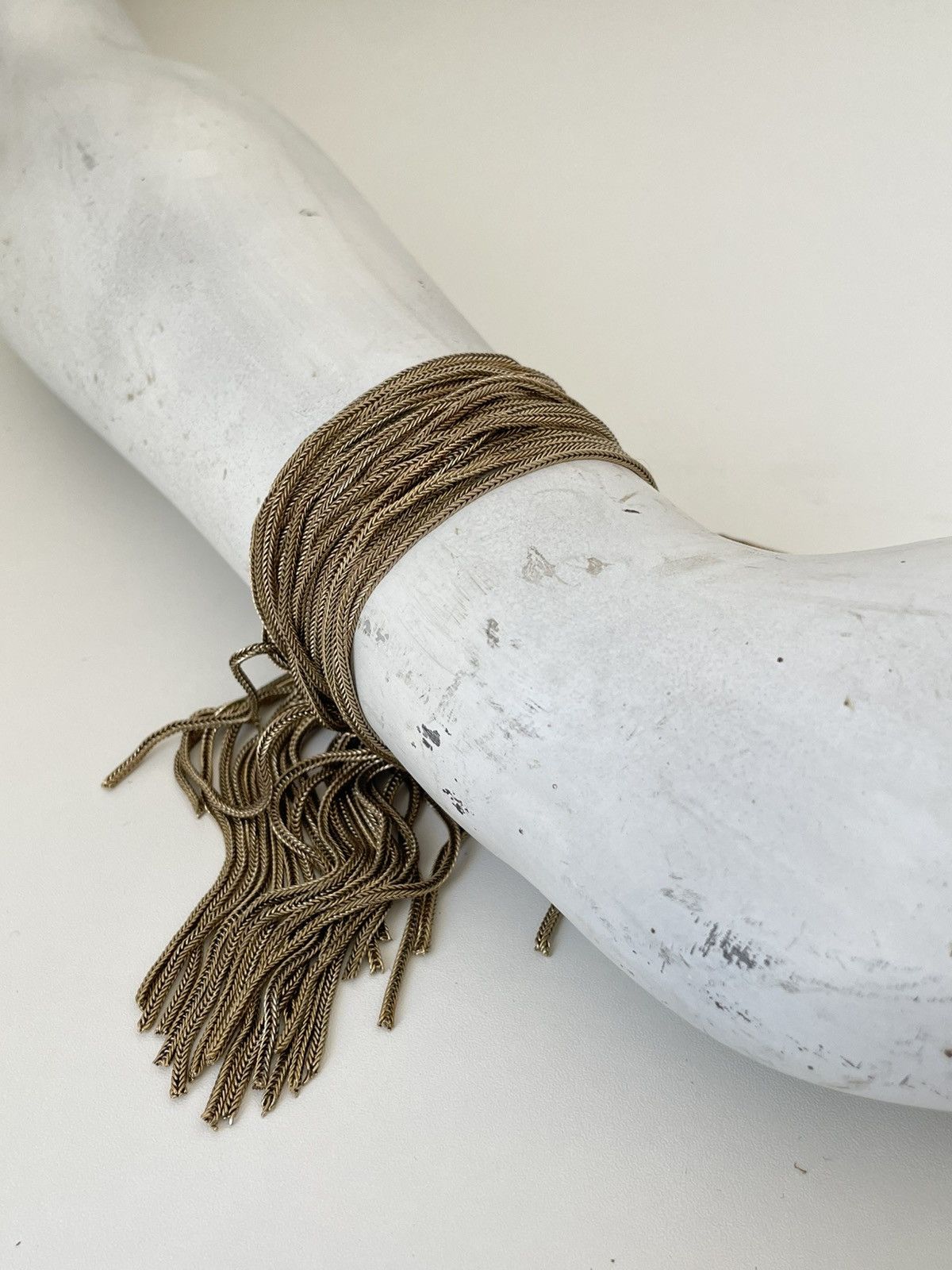 Helmut Lang Helmut Lang 90s Gold Chains Bracelet Size ONE SIZE - 3 Thumbnail