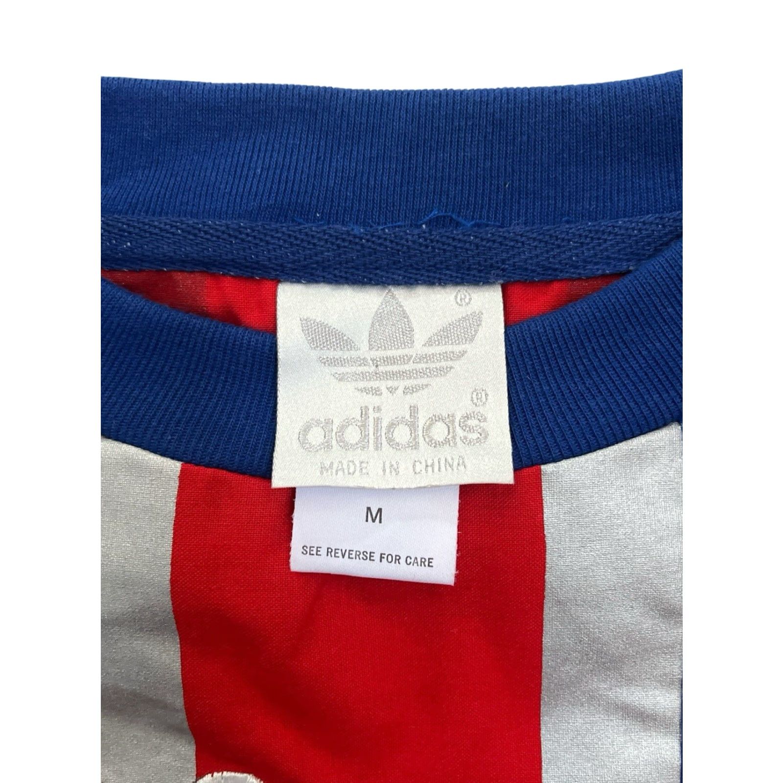 Adidas VINTAGE adidas London Olympics Sweatshirt Mens M Blue 80s Deadstock NWT NOS Retro Patch Front Back 28" Long 31" Across 18" Sleeves Size US M / EU 48-50 / 2 - 7 Thumbnail