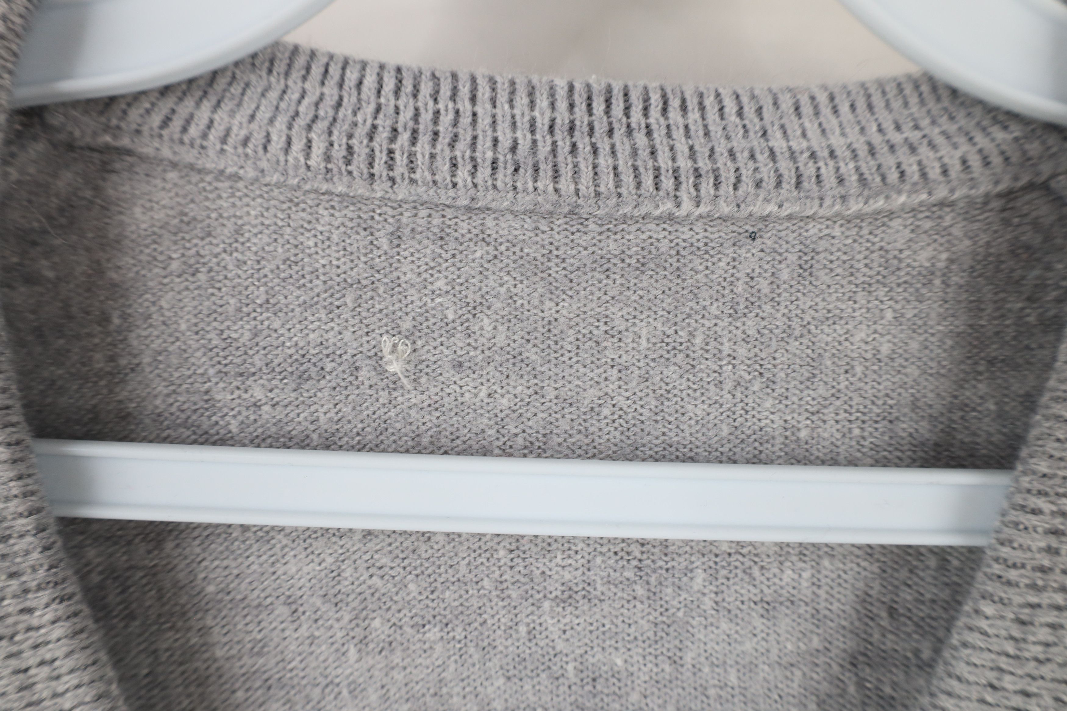 Vintage Vintage 80s Christian Dior Spell Out Knit Sweater Gray USA Size US M / EU 48-50 / 2 - 7 Thumbnail
