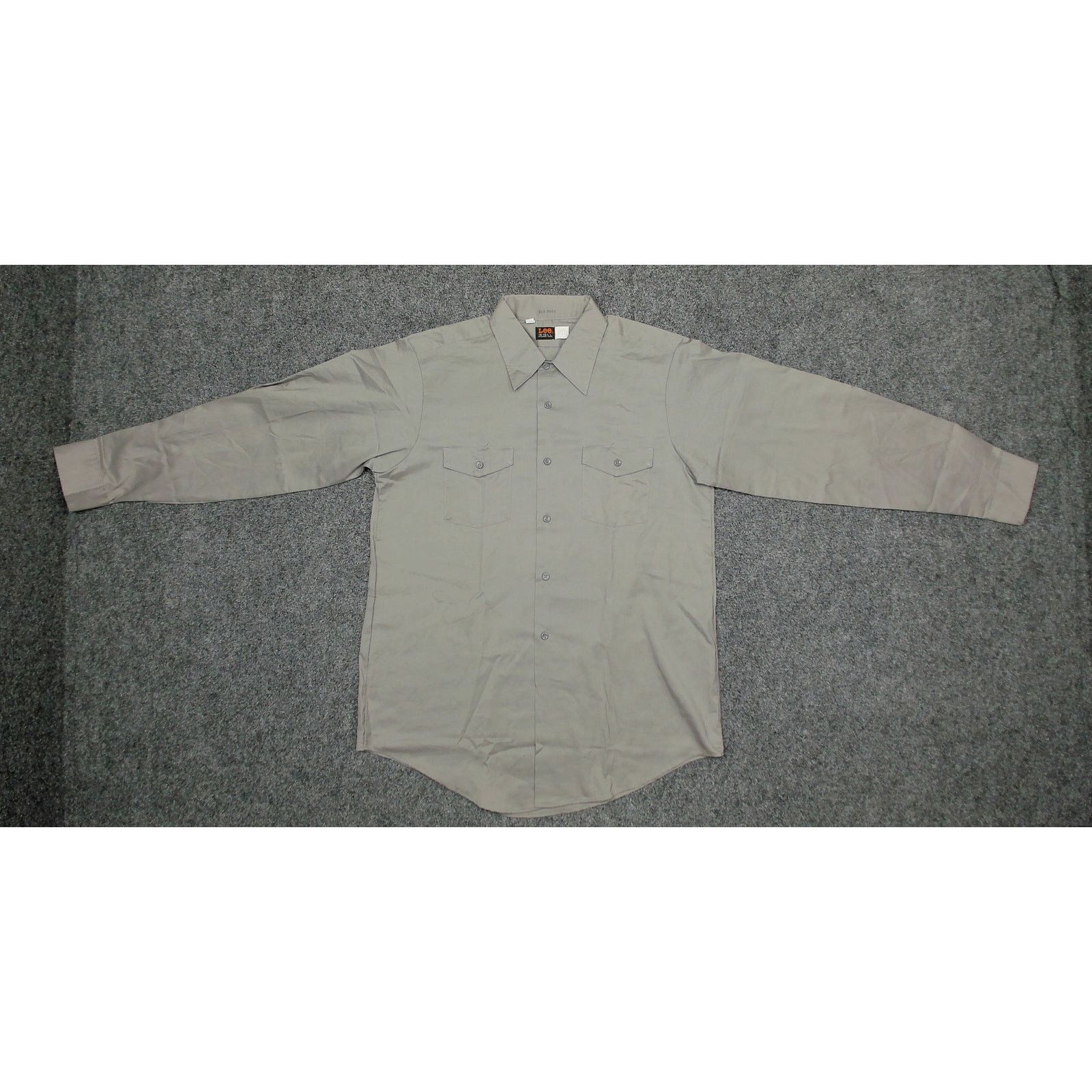 Lee Lee | Vintage 1980s Boxy Fit Permanent Press Work Shirt Size US XL / EU 56 / 4 - 5 Thumbnail