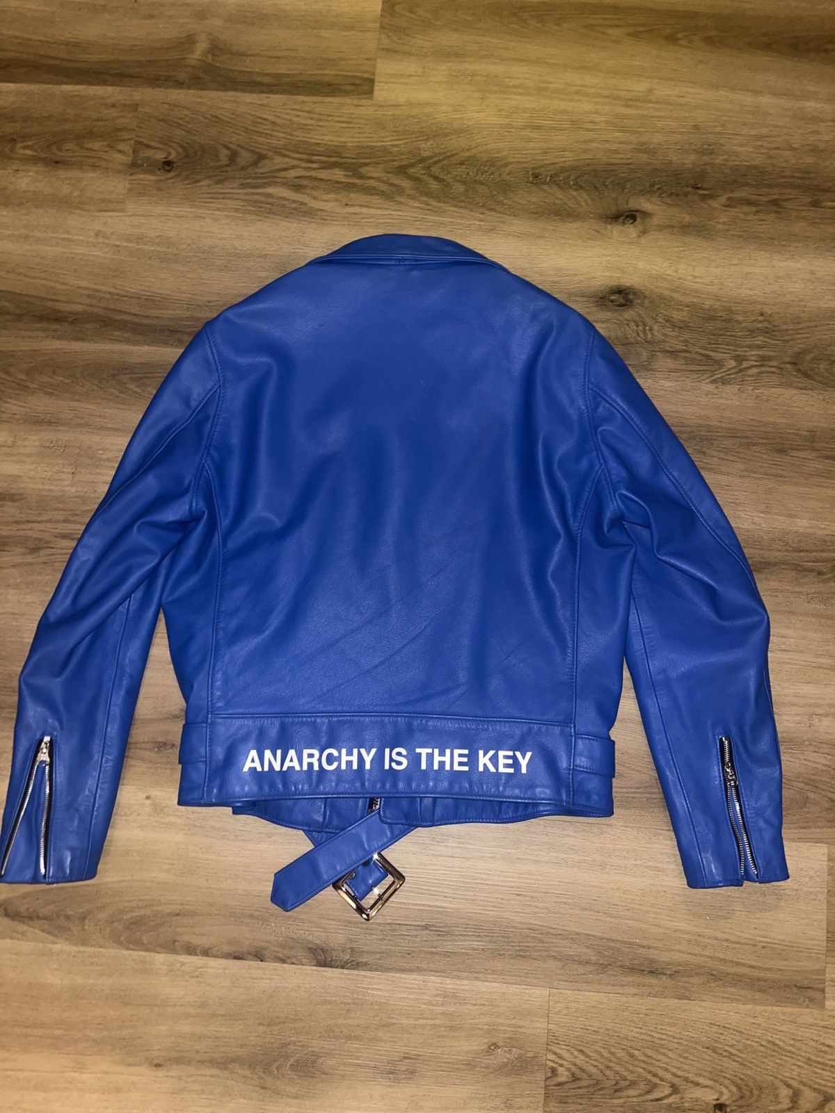 Schott × Supreme Supreme “Anarchy is the Key” leather jacket Size US XL / EU 56 / 4 - 2 Thumbnail