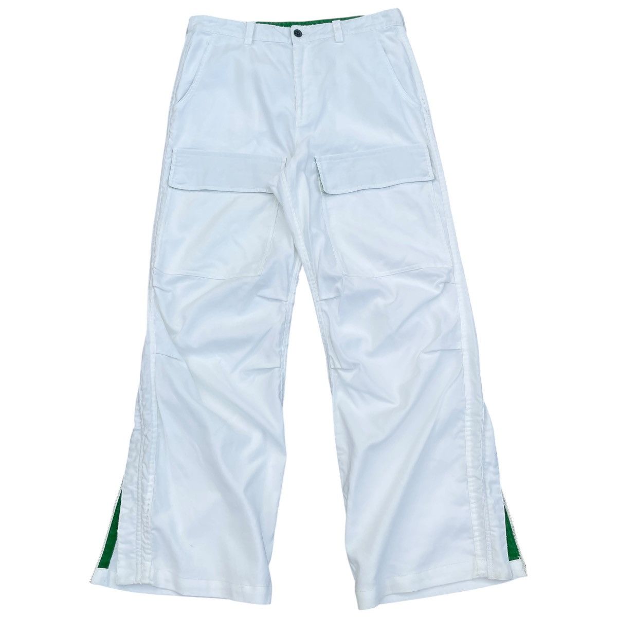 Designer × Issey Miyake Issey Miyake S/S07 - Runway Cargo Side Zip Pants Size US 34 / EU 50 - 2 Thumbnail