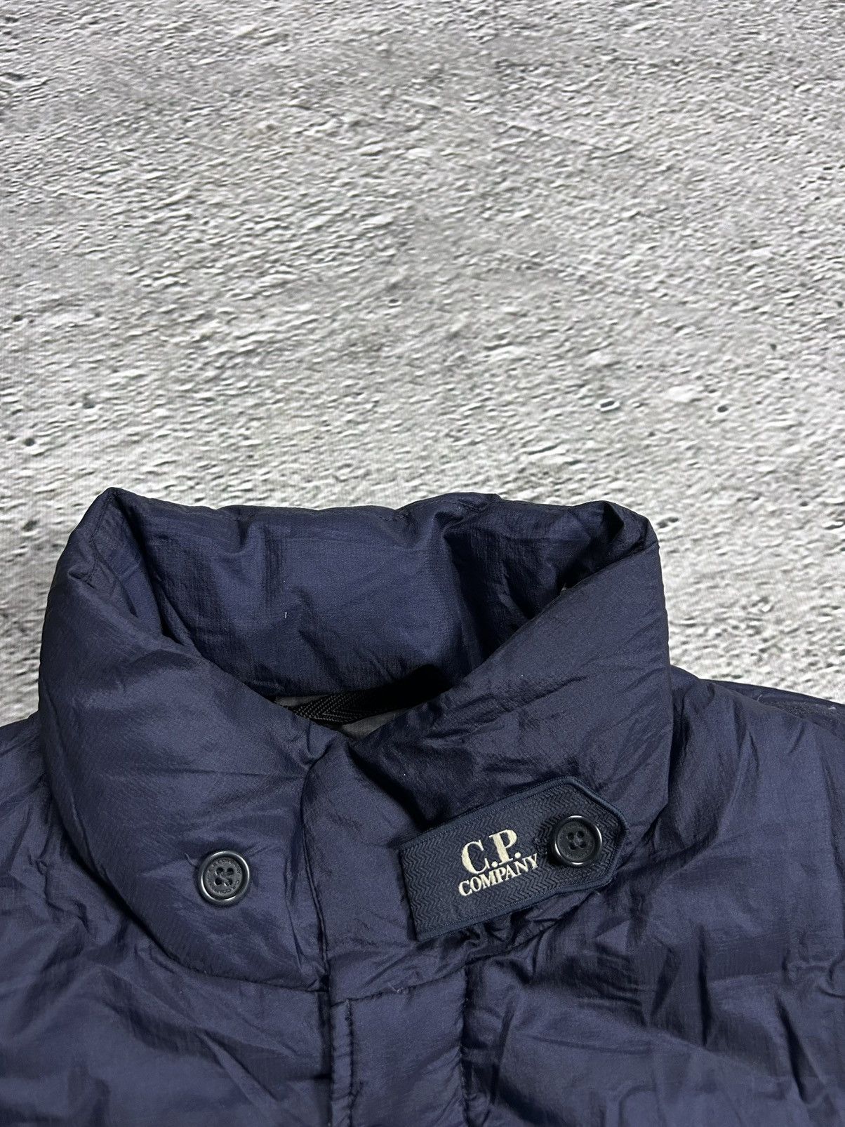 C.P. Company × Vintage C.P. Company down jacket vest navy gillet archive with badge Size US M / EU 48-50 / 2 - 4 Thumbnail