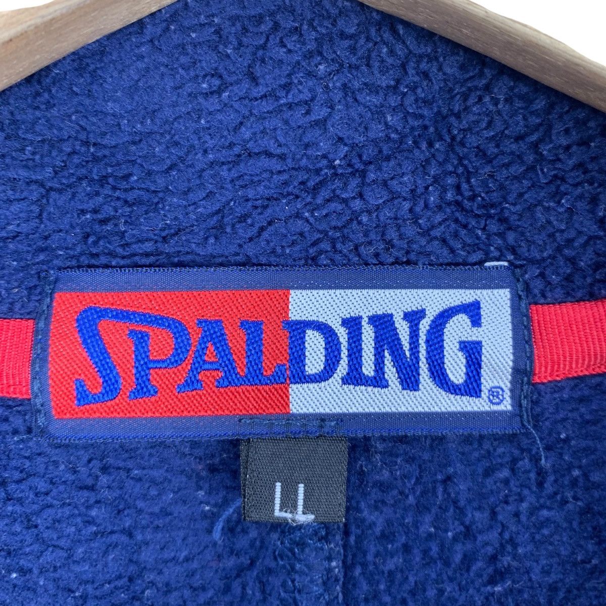 Spalding × Vintage Vintage SPALDING American Sportswear Big Logo Sweater Jacket Size US L / EU 52-54 / 3 - 6 Thumbnail