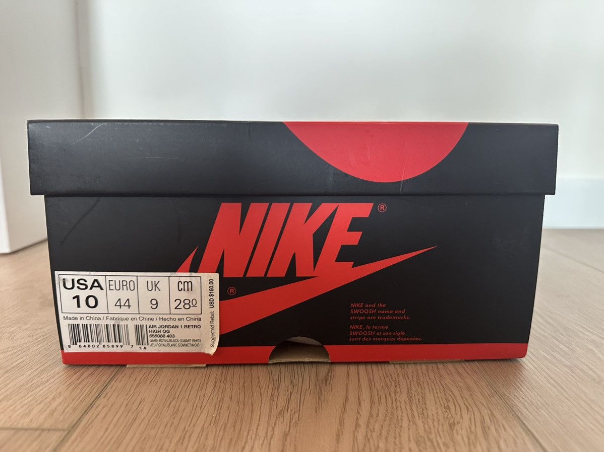 Nike Jordan 1 Retro - Game Royal Size US 10 / EU 43 - 6 Thumbnail