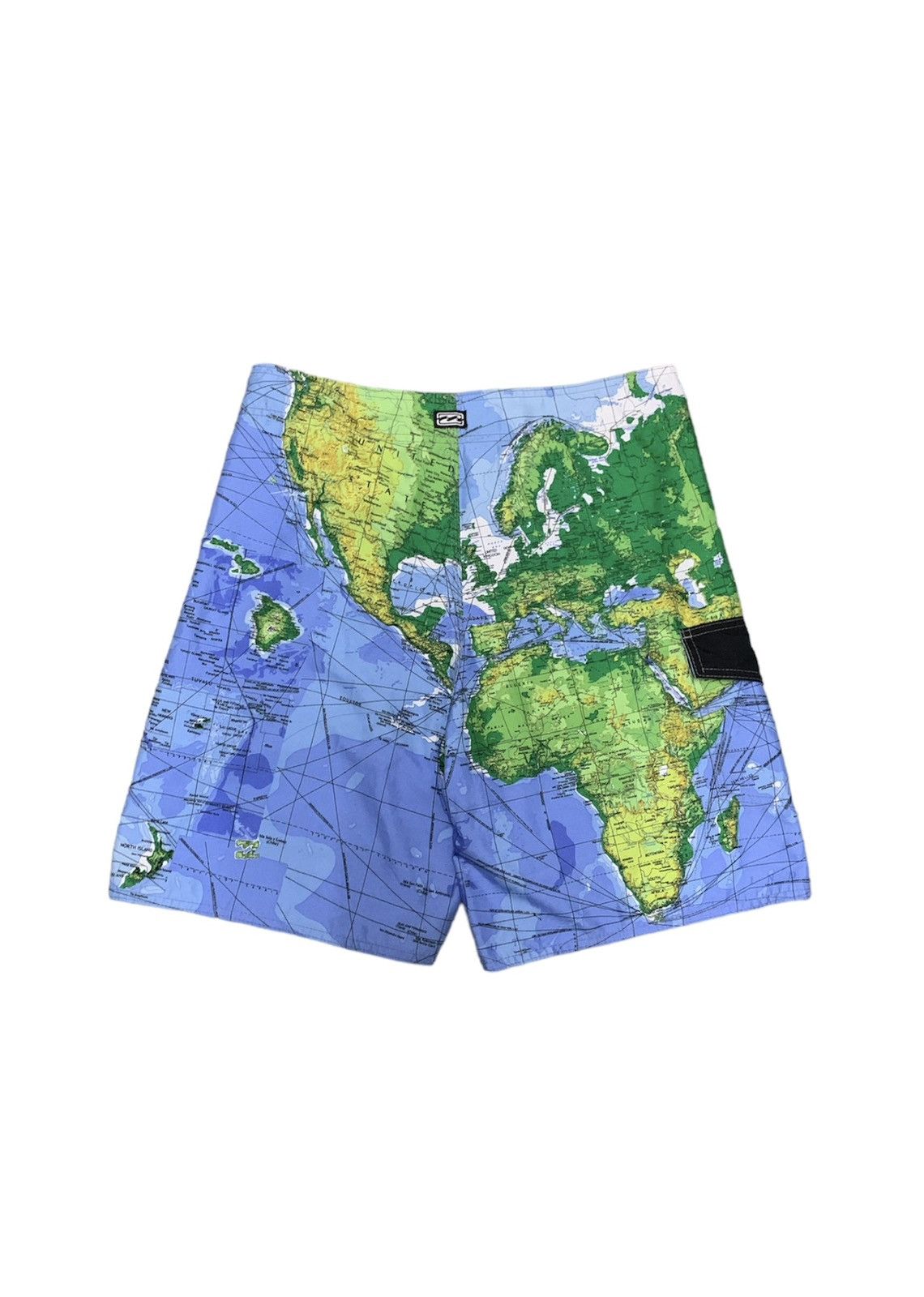 Billabong Billabong World Maps Beach Pants Size US 34 / EU 50 - 2 Thumbnail