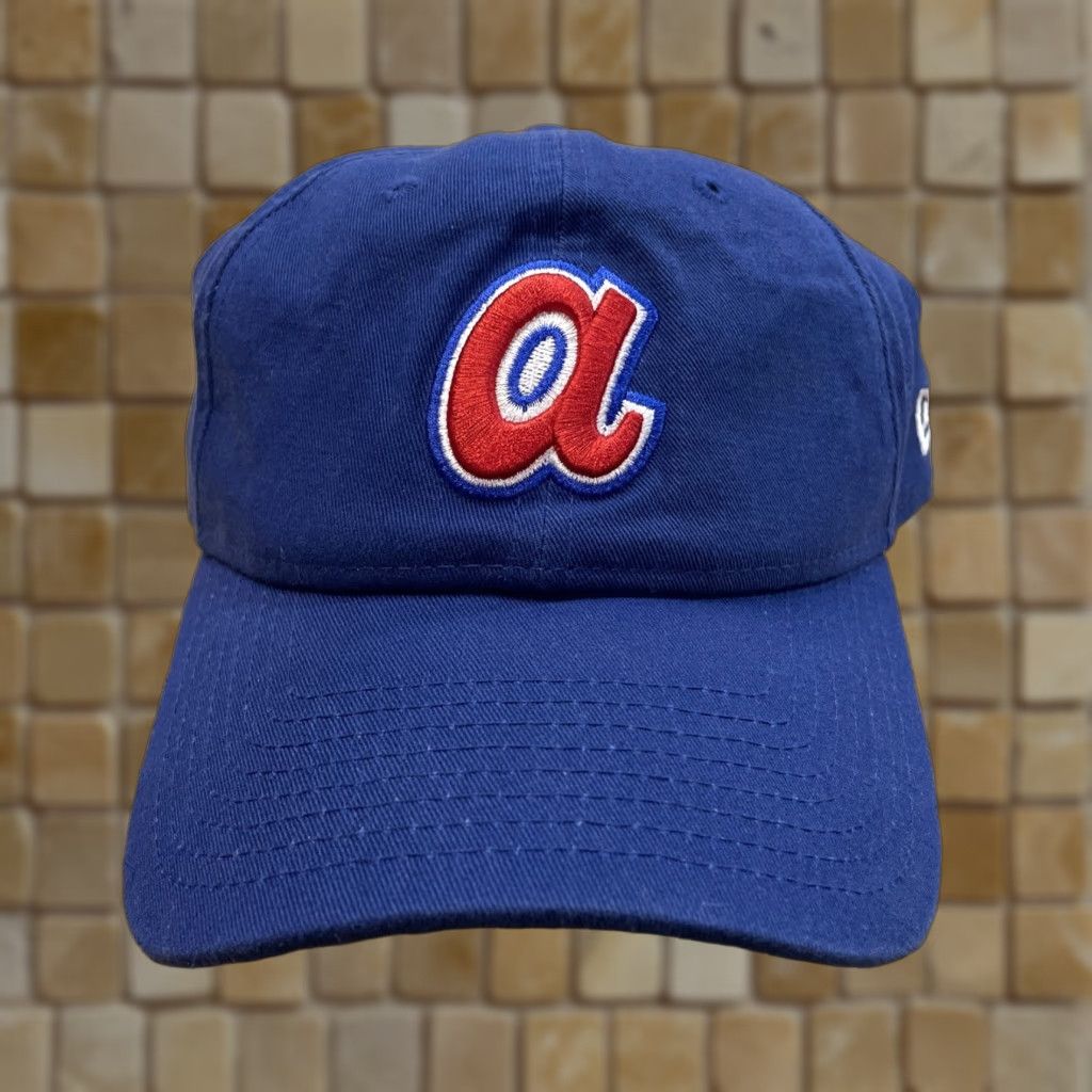 New Era NEW ERA Atlanta Braves Cooperstown Collection Baseball Cap - Adult Medium - Blue - Mens Size ONE SIZE - 1 Thumbnail