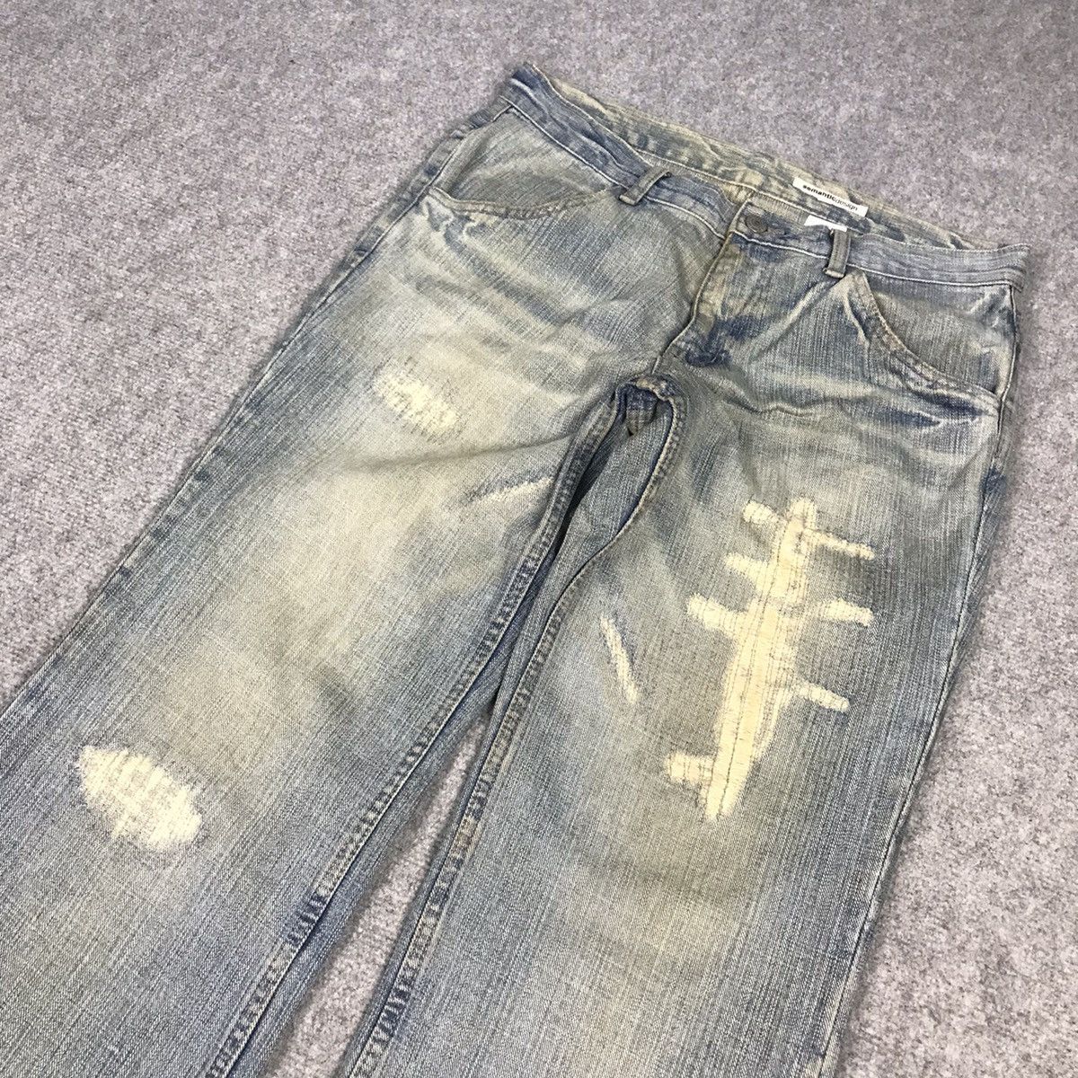 Japanese Brand SEMANTICDESIGN JAPAN DENIM BAGGY BOOT CUT PANTS Size US 32 / EU 48 - 3 Thumbnail