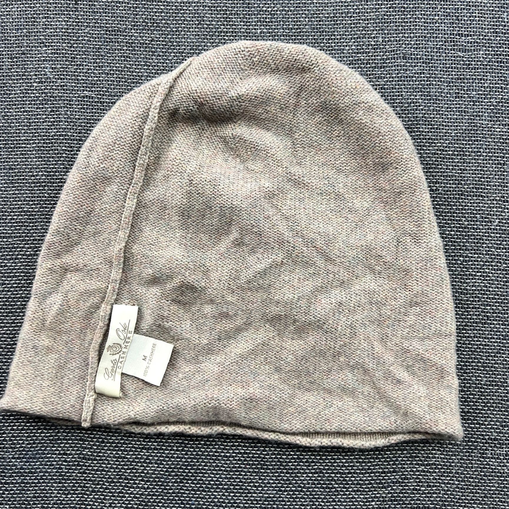 Vintage Gerts Oslo Womens Beanie Hat 100% Cashmere Size Medium Beige Size ONE SIZE - 3 Thumbnail