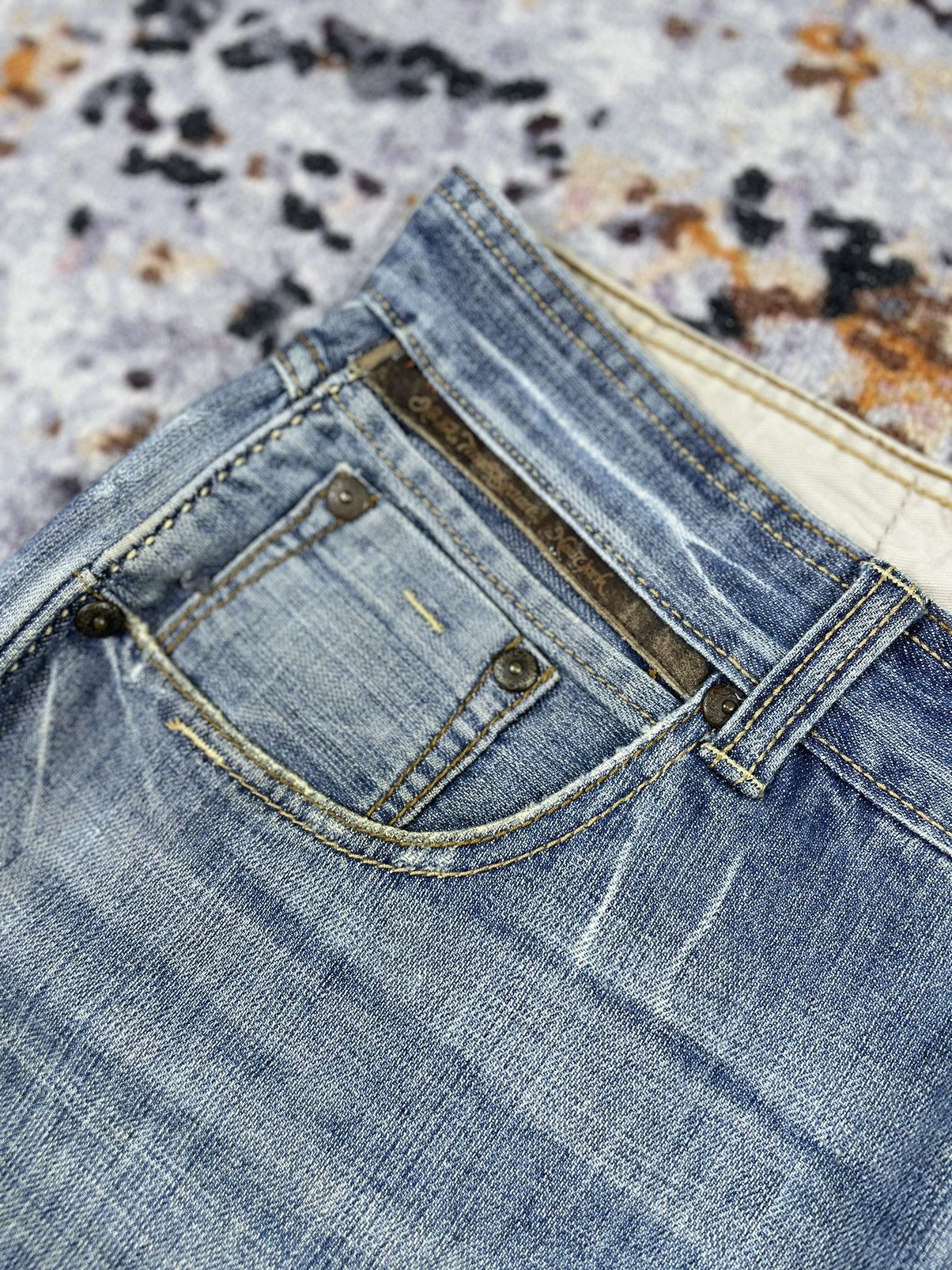 Ecko Unltd. × Japanese Brand × Marc Ecko Marc Ecko distressed Denim Jeans vintage Size US 36 / EU 52 - 8 Thumbnail