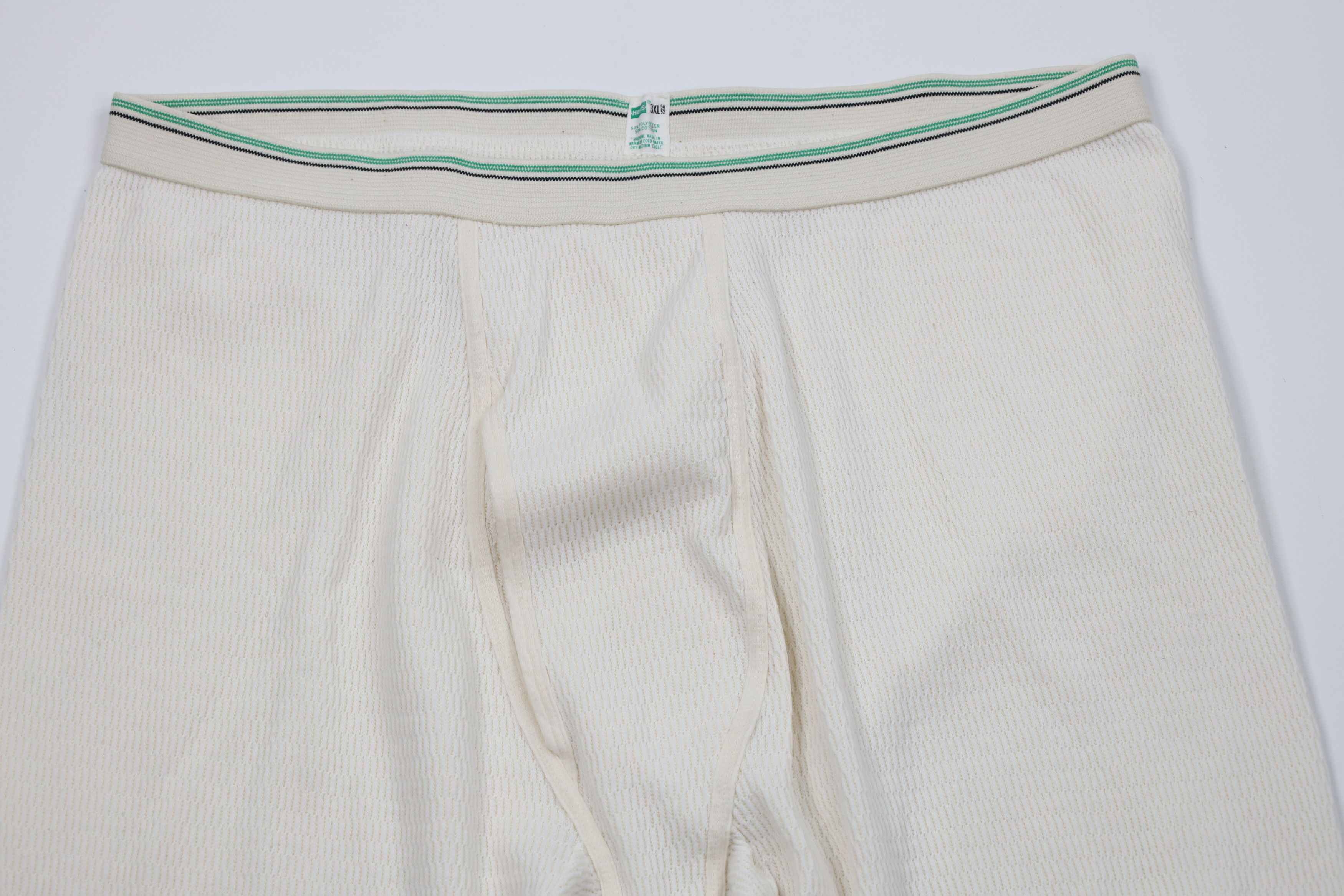 Hanes Vintage 70s Hanes Waffle Knit Cuffed Joggers Pants USA Size US 42 / EU 58 - 2 Thumbnail