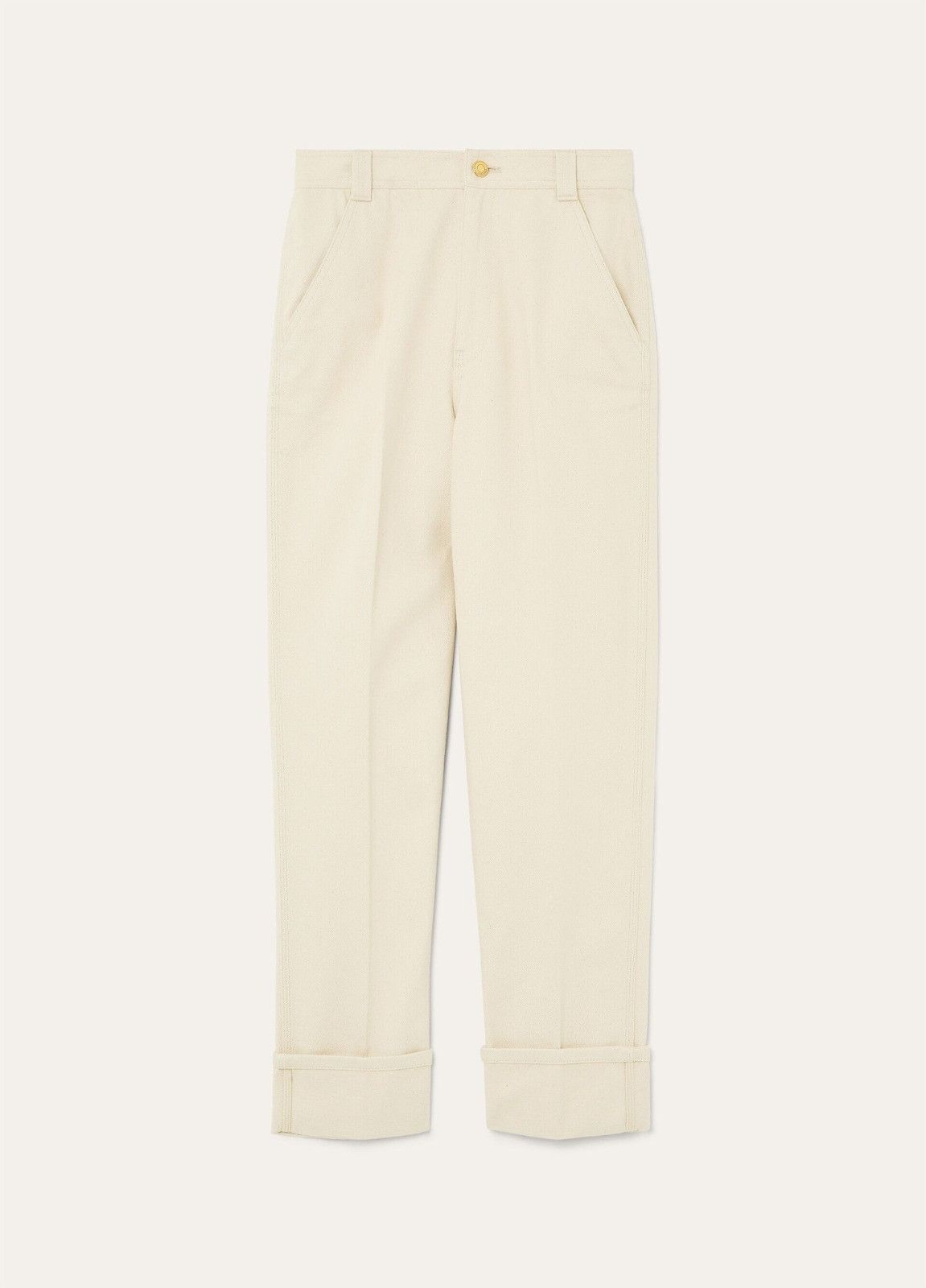 Loro Piana o1srvl11e0526 FAP2848 Garey Jeans in Beige Size 30" / US 8 / IT 44 - 1 Thumbnail