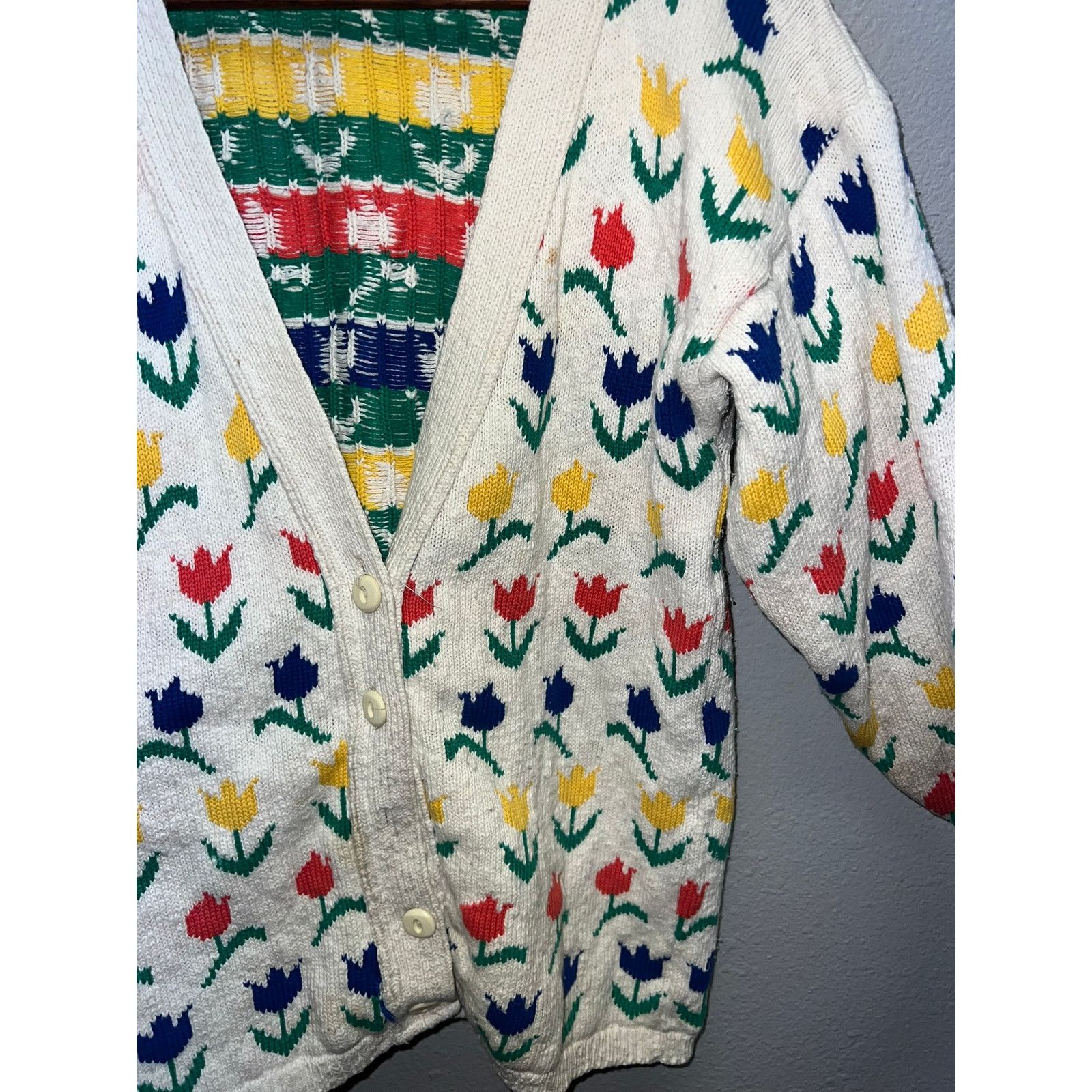 Vintage Womens Tulchan Vintage Sweater Roses Rose Flower VTG Medium Size M / US 6-8 / IT 42-44 - 4 Thumbnail