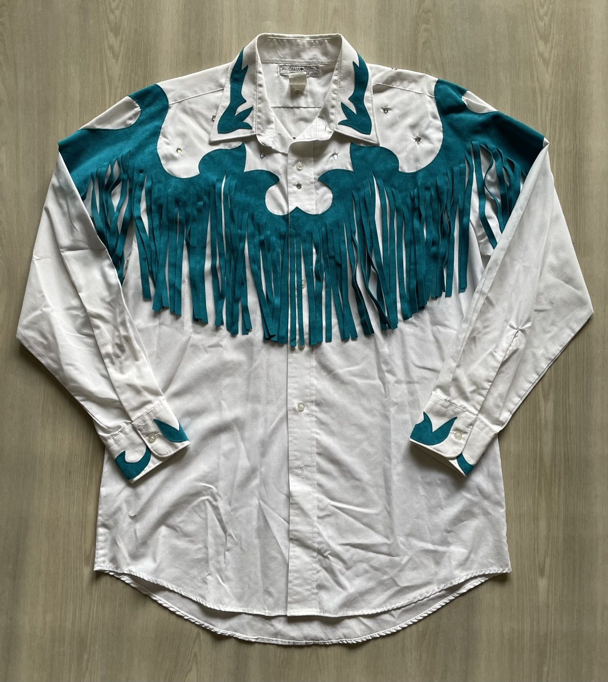 Vintage Vintage Barbara Shara Lubbock TX Western Rodeo Fringe Medium Size US M / EU 48-50 / 2 - 1 Thumbnail