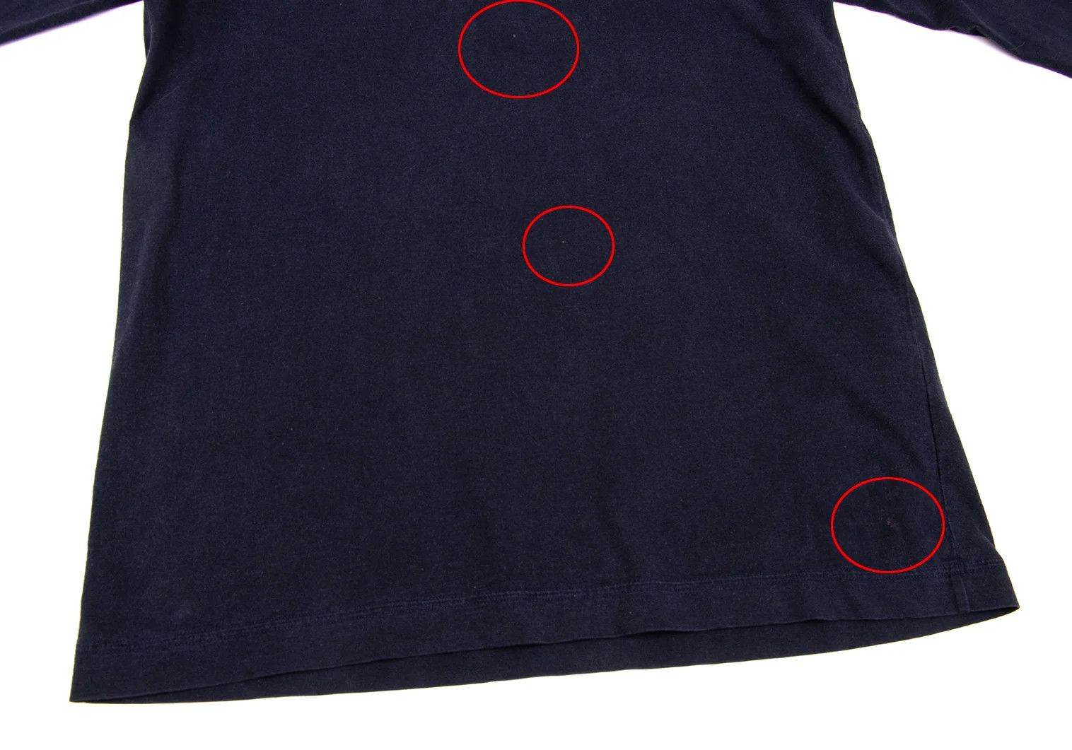Issey Miyake Basic Long Sleeve Cut and Sewn Top in Navy Blue Size US M / EU 48-50 / 2 - 6 Thumbnail