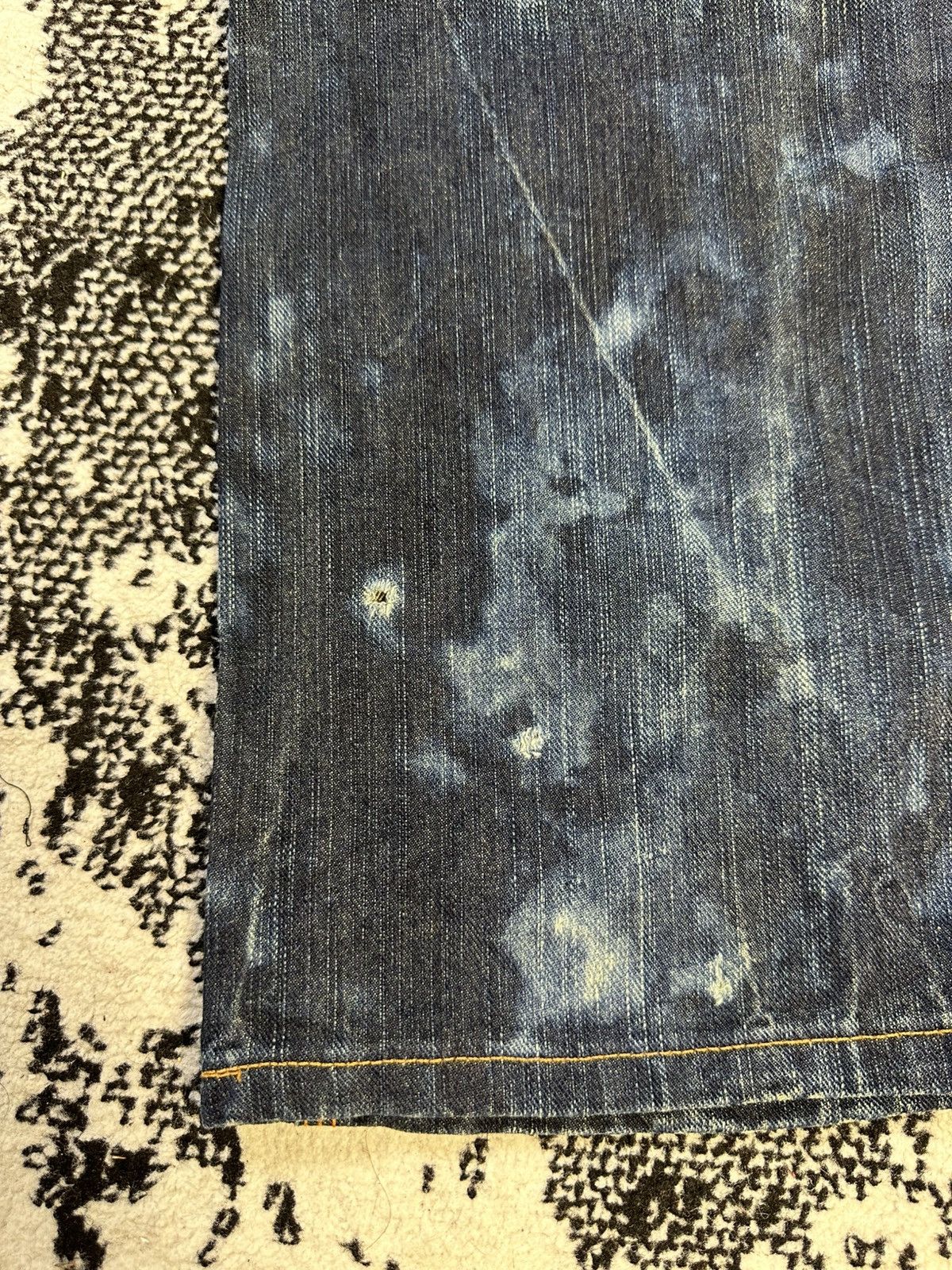 Edwin Flare Edwin Exclusive Vintage Buckle Back Distressed Denim Size US 27 - 14 Thumbnail
