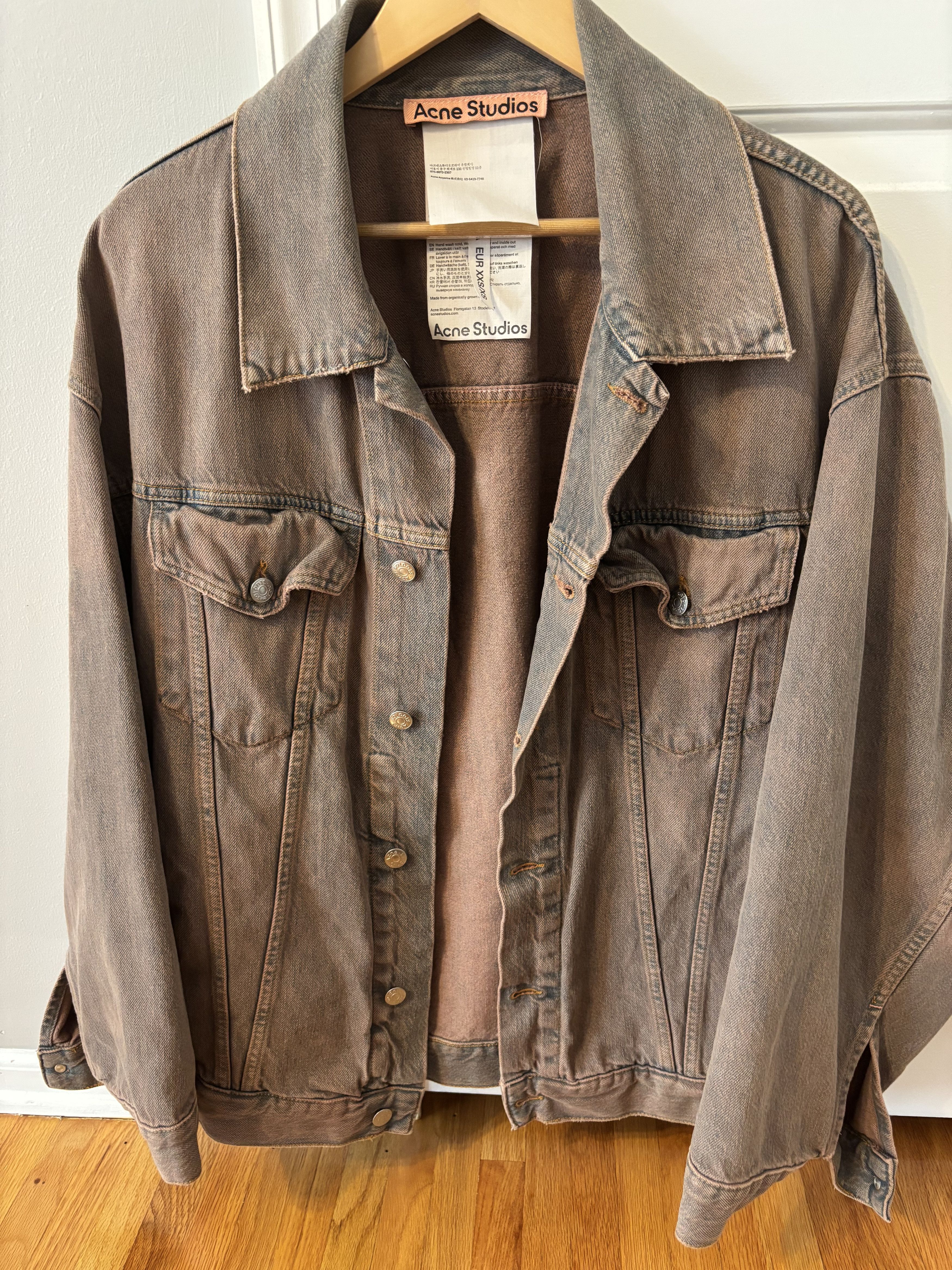 Acne Studios Acne Studios Washed Denim Jacket Size US XS / EU 42 / 0 - 1 Thumbnail