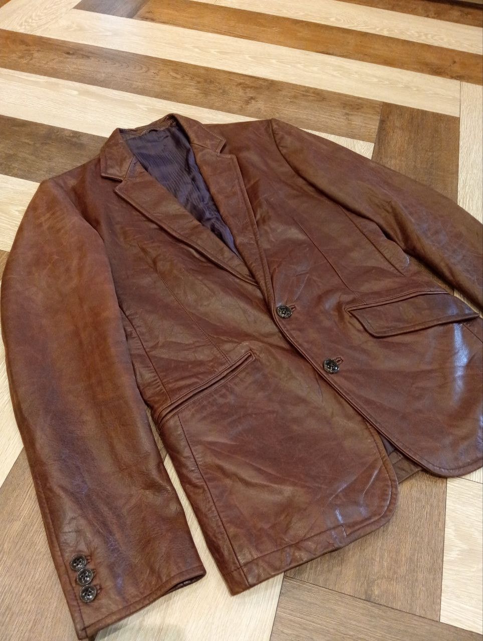 Tornado Mart TORNADO MART JAPAN LEATHER JACKET - SIZE L Size US L / EU 52-54 / 3 - 4 Thumbnail