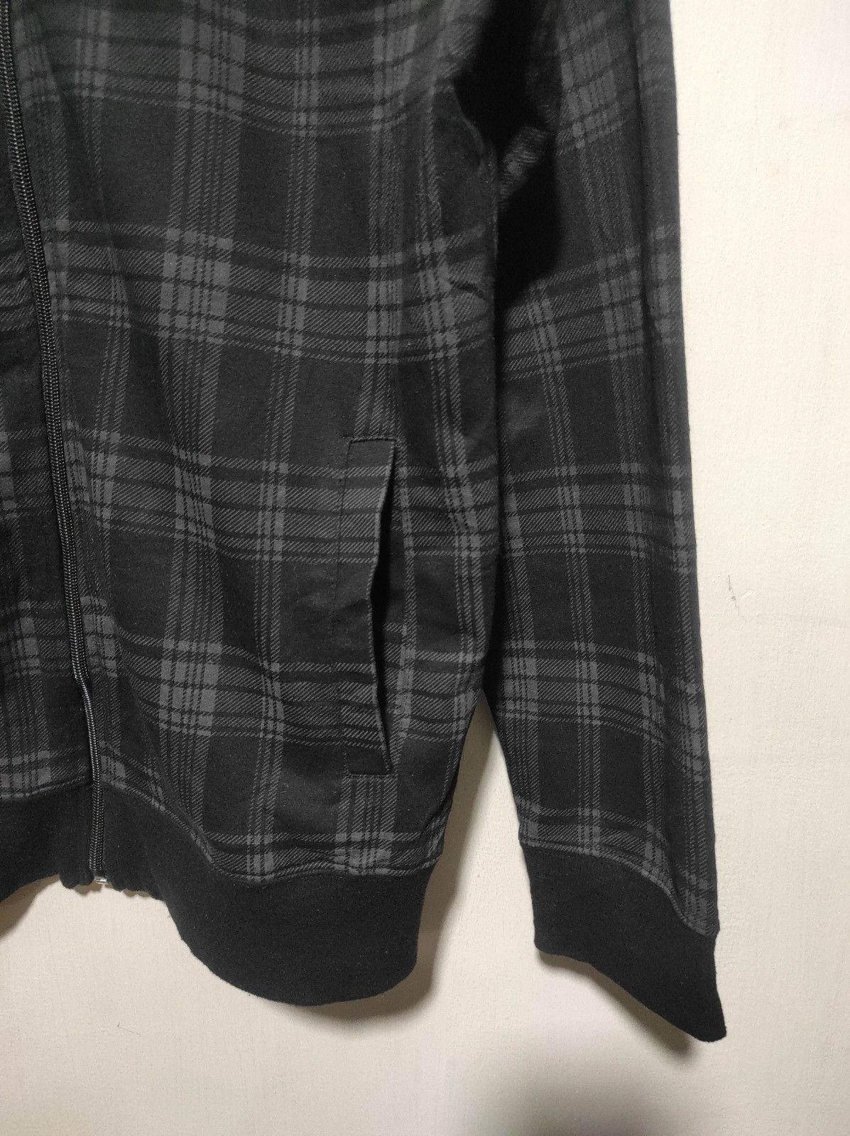 Japanese Brand Louis Chavlon Plaid zip fur hoodie LGB style Size US M / EU 48-50 / 2 - 5 Thumbnail