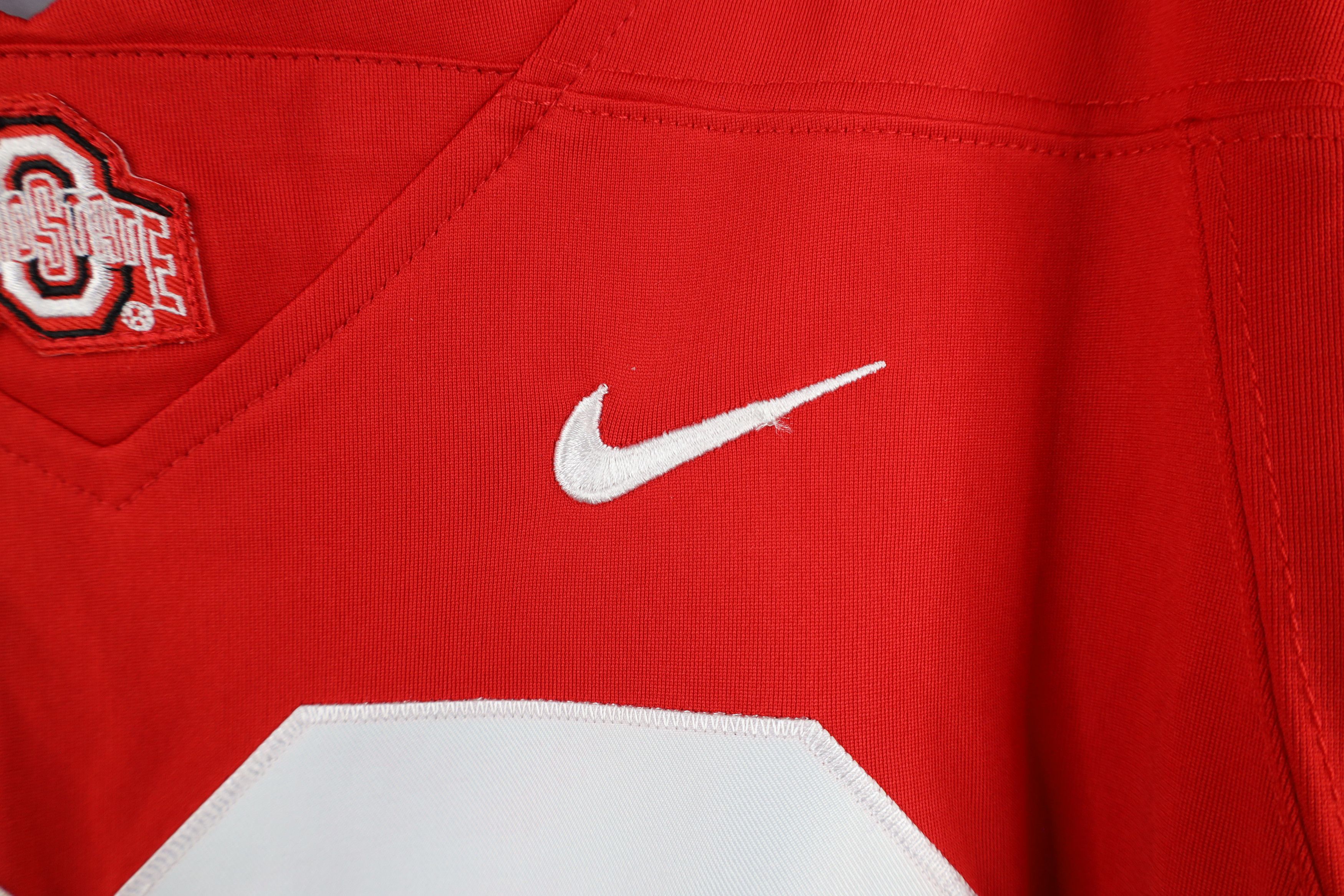 Nike × Vintage Nike White Ohio State University Football Jersey Red #23 Size US M / EU 48-50 / 2 - 7 Thumbnail
