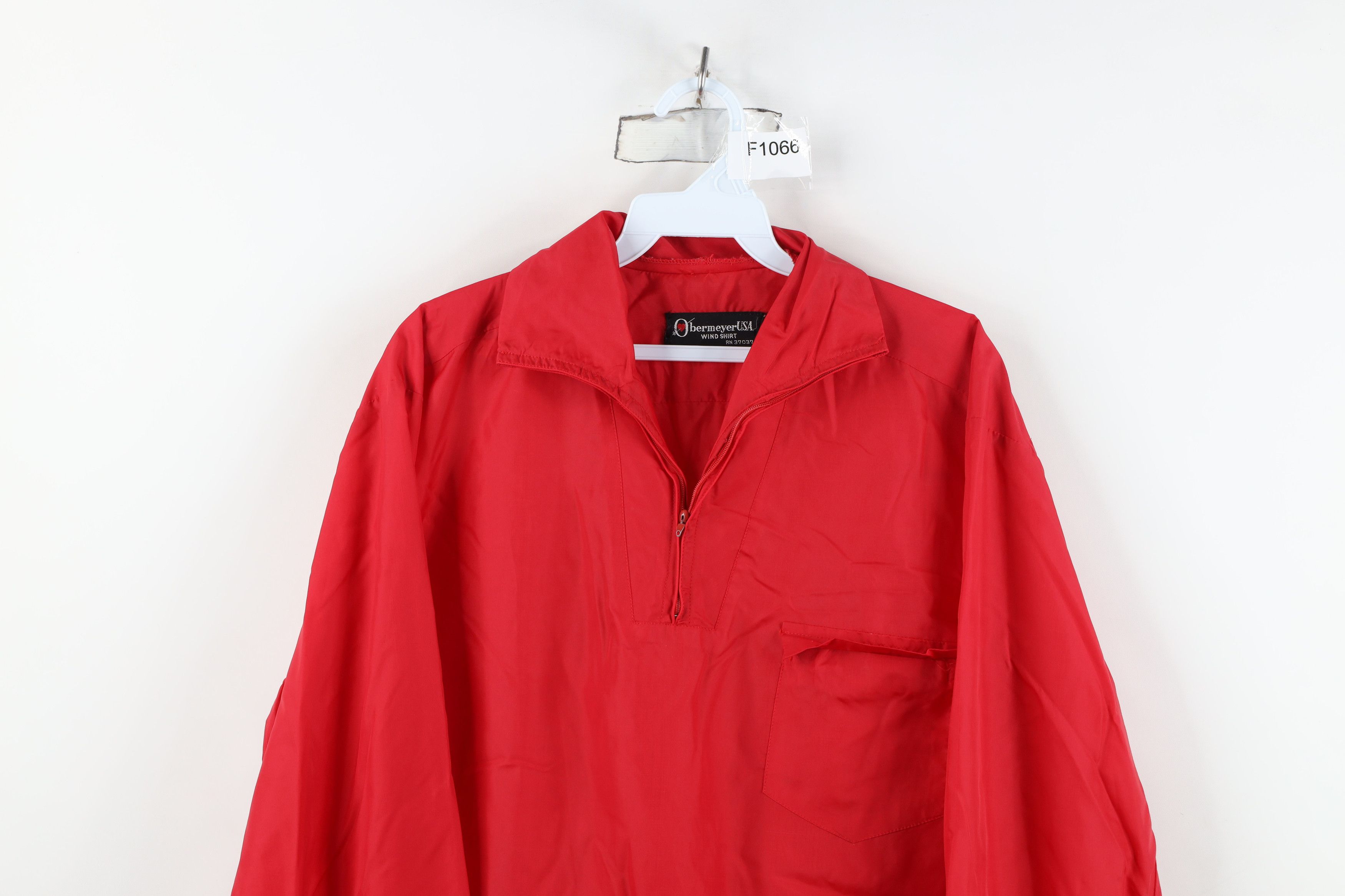 Vintage Vintage 70s Streetwear Shirt Jacket Jac Shirt Red USA Size US M / EU 48-50 / 2 - 2 Thumbnail
